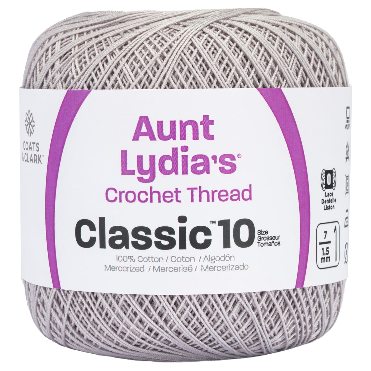 15 Pack: Aunt Lydia's® Classic Cotton Crochet Thread