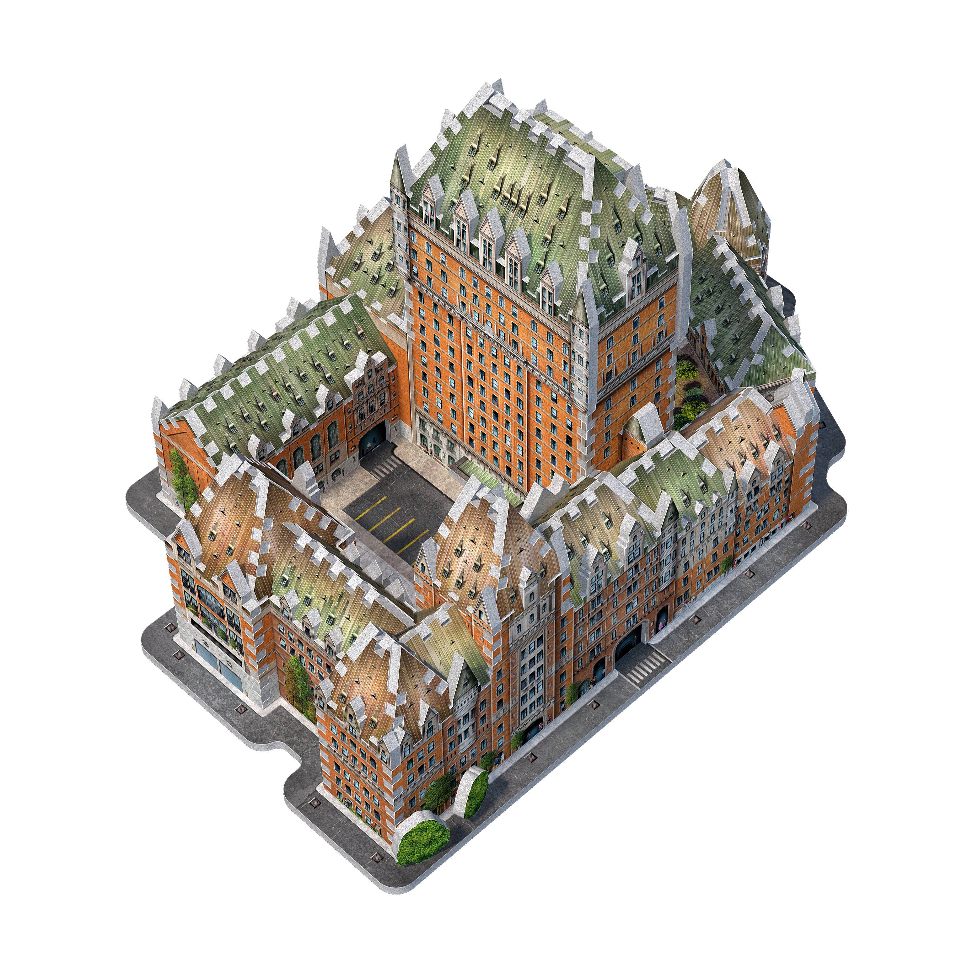 Castles &#x26; Cathedrals - Le Chateau Frontenac 3D Puzzle: 865 Pcs