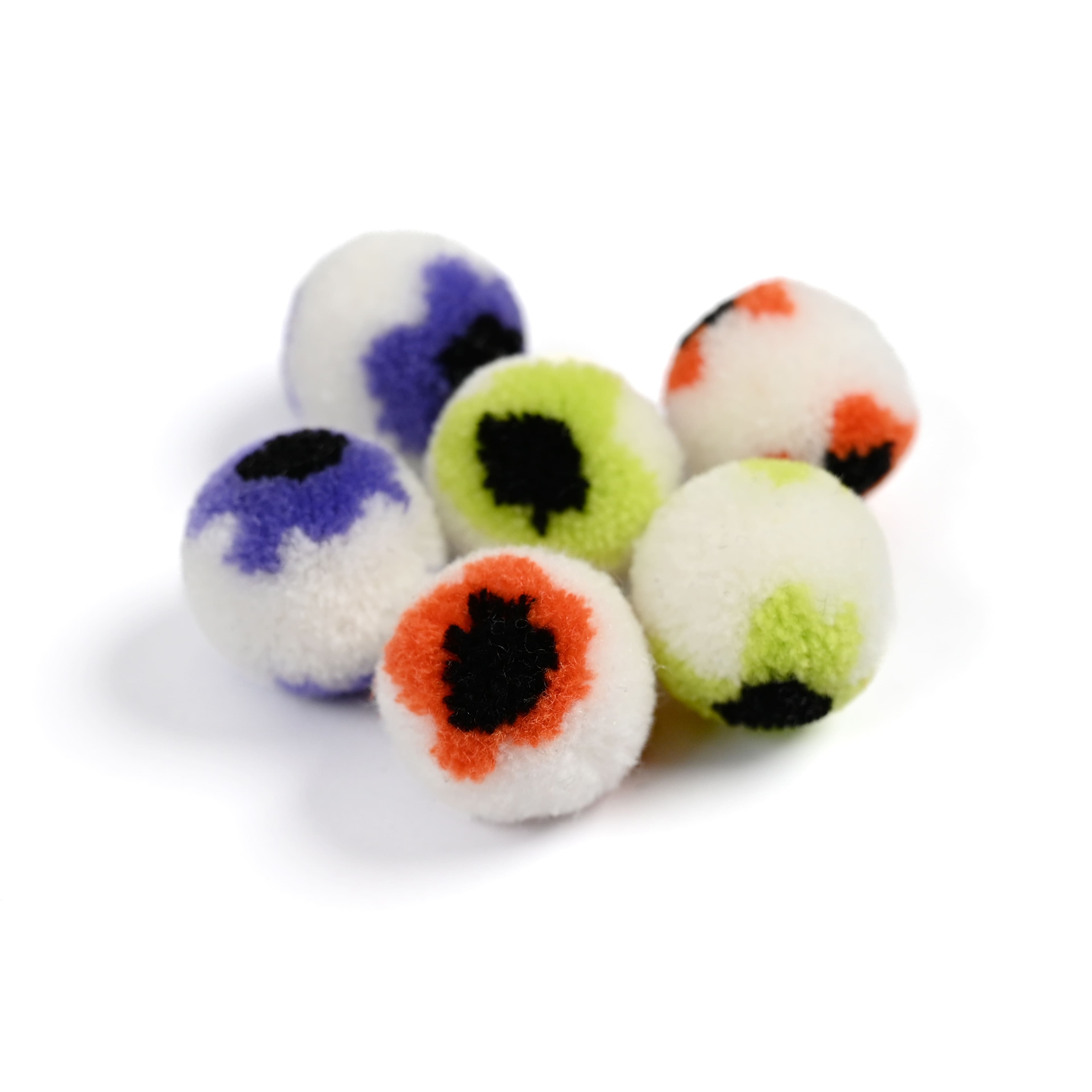 Eyeball Yarn Poms, 6ct. by Creatology&#x2122;