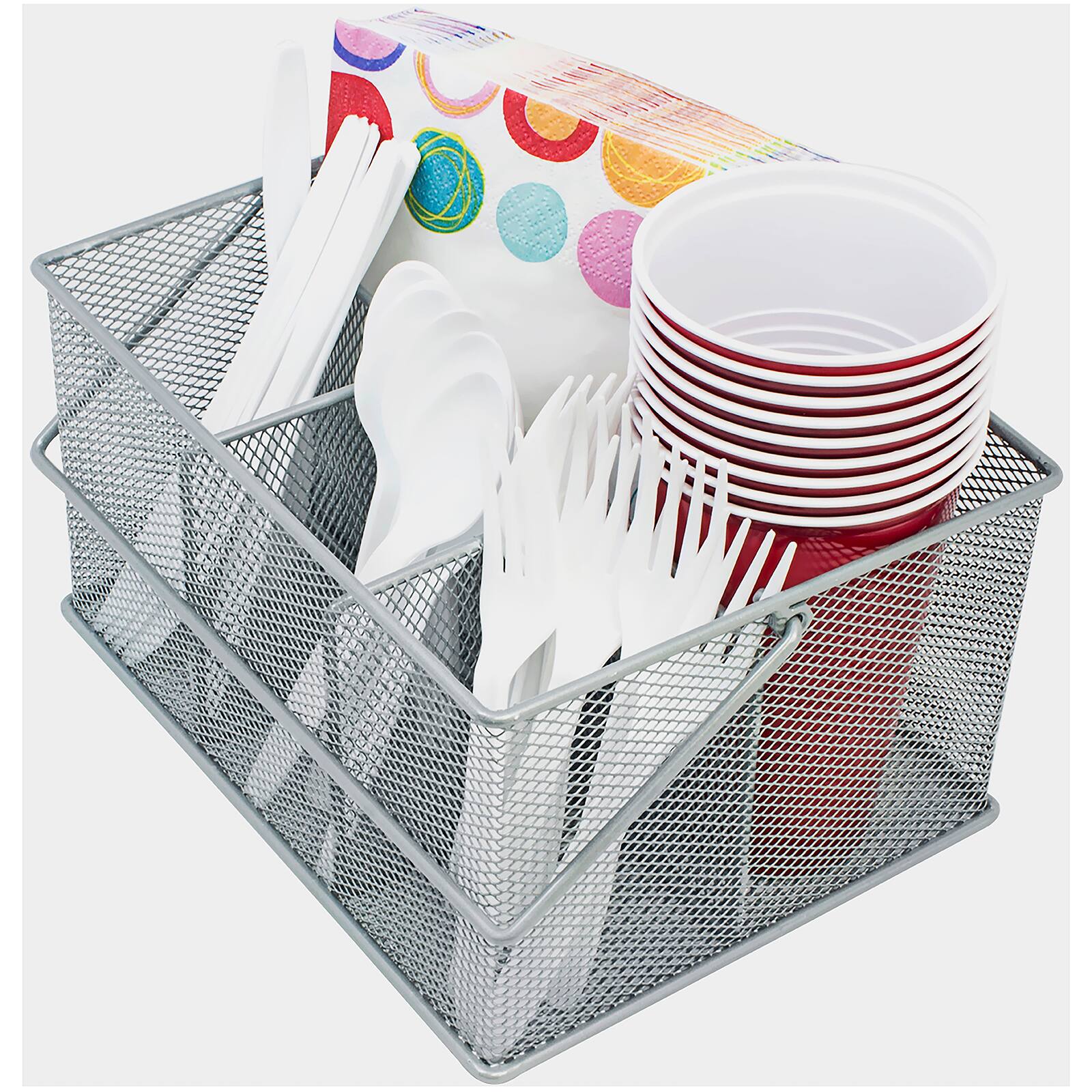 Sorbus Steel Mesh Utensils Caddy