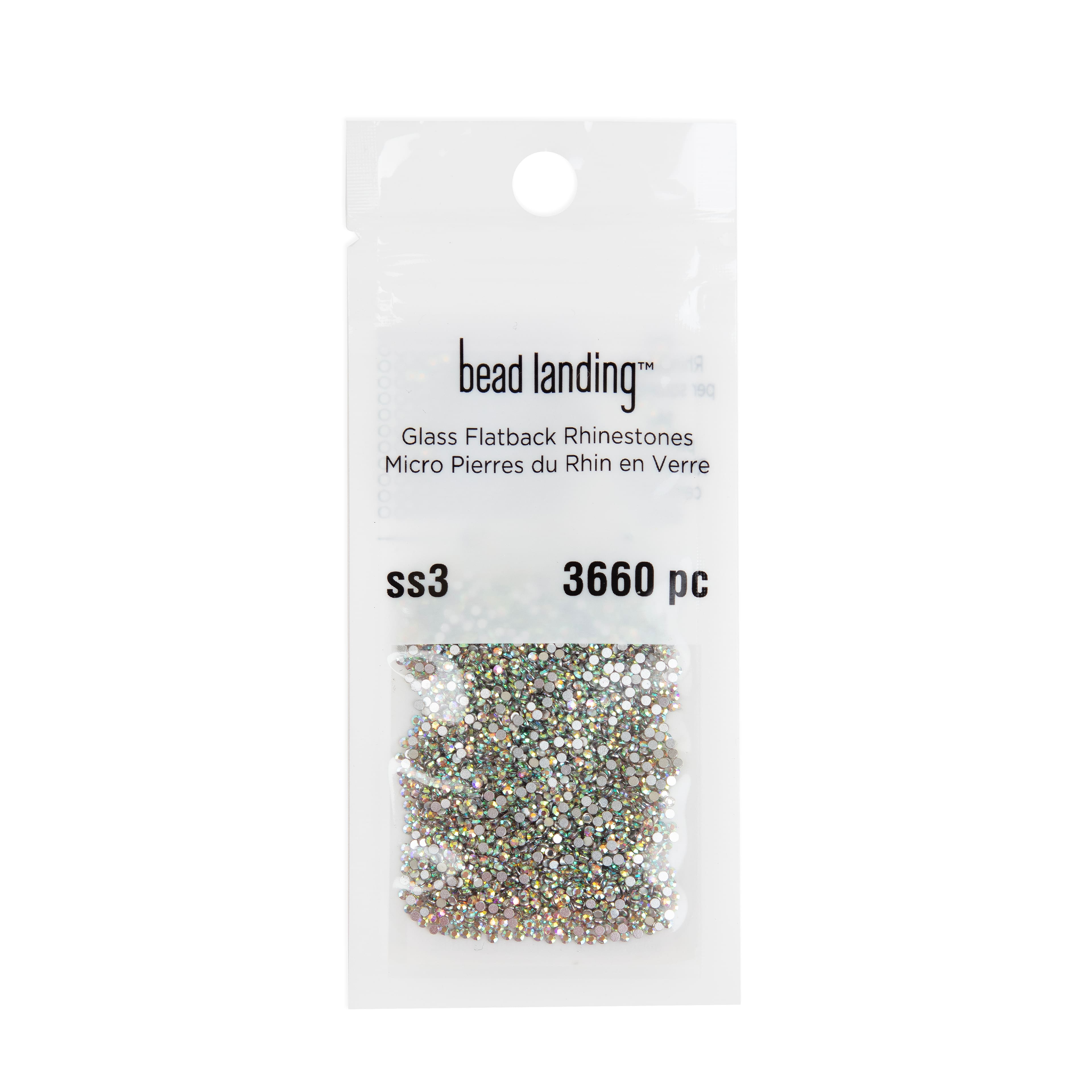 12 Pack: SS3 Glass Flatback Rhinestones by Bead Landing™