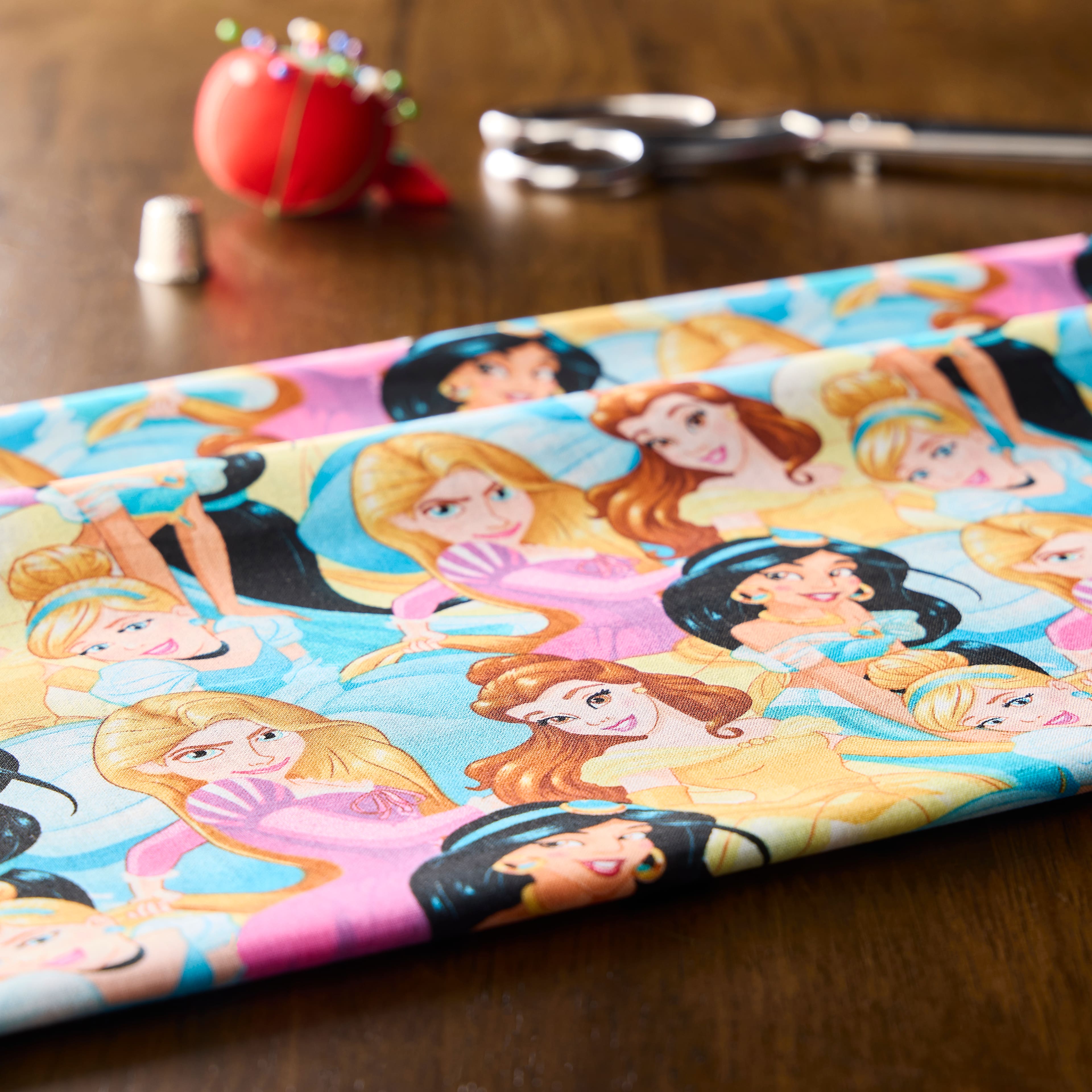 Disney&#xAE; Princess Packed Cotton Fabric
