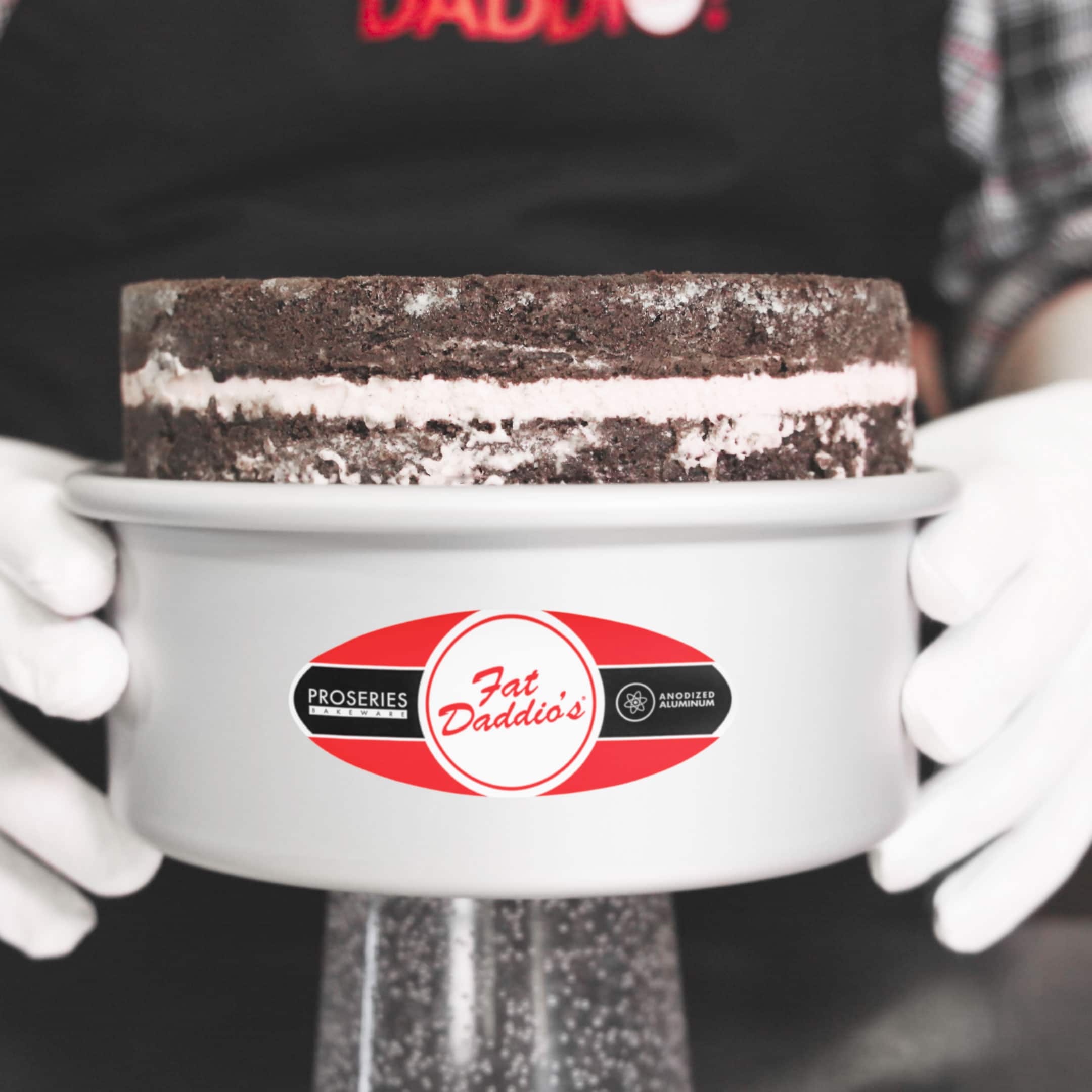 Fat Daddio's® ProSeries 7" x 3" Anodized Aluminum Round Cheesecake Pan