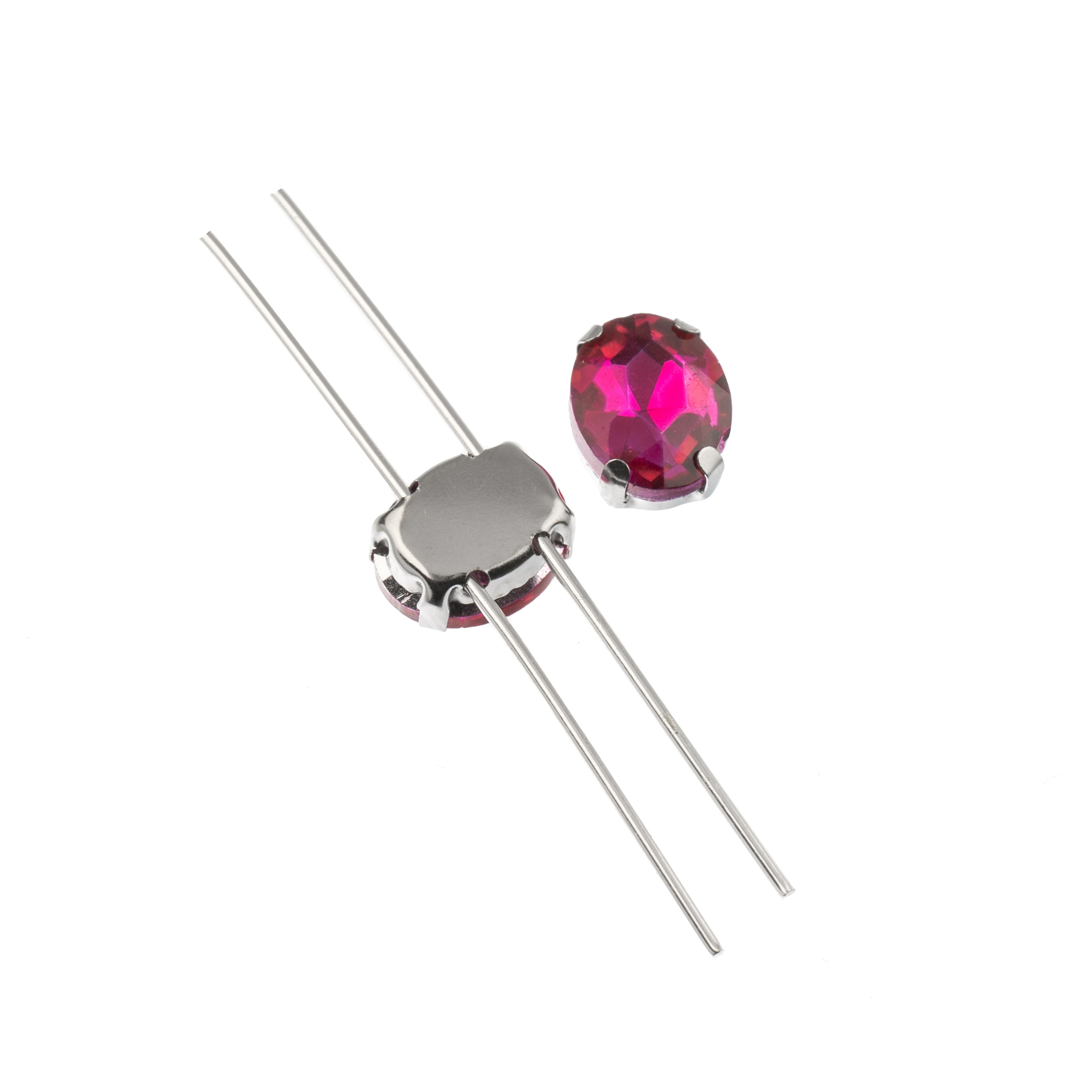 John Bead Crystal Lane 10mm Sew-On Rhinestones, 8ct.
