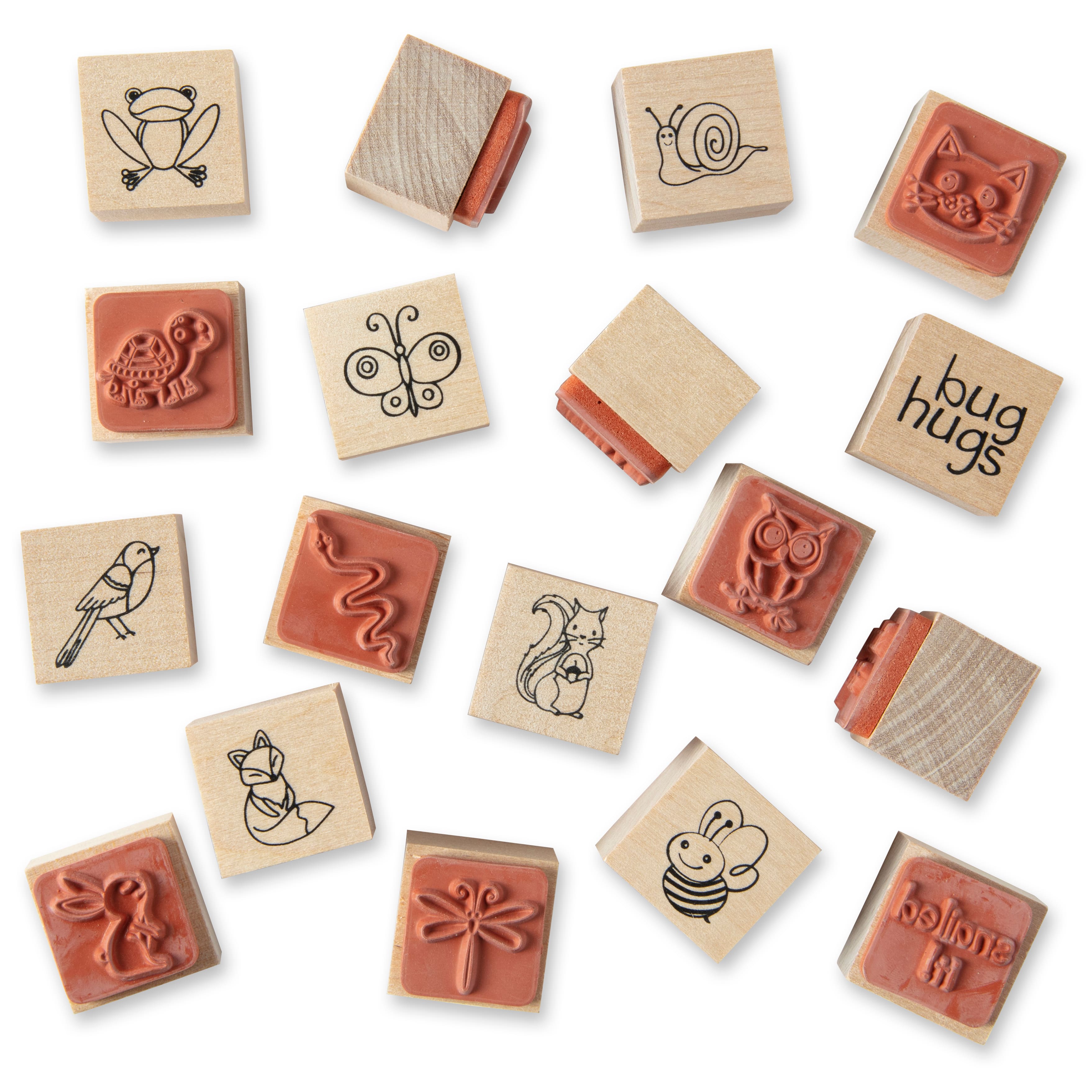 6 Pack: Animal Jar of Wood Stamps by Recollections™