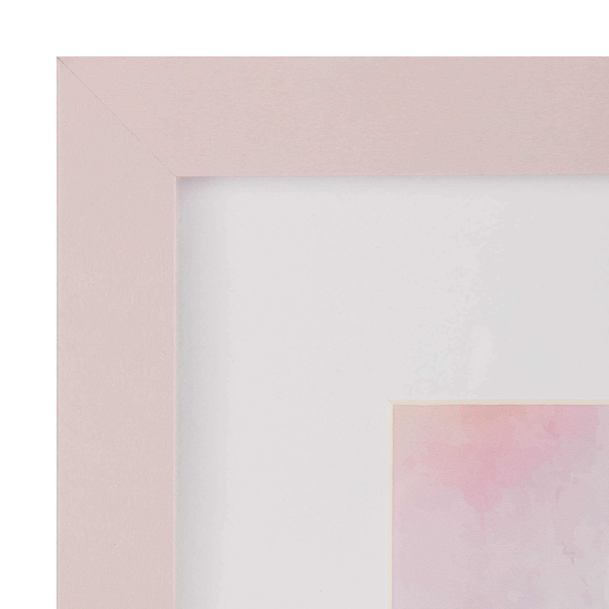 12 Pack: Pink Linear Frame with Mat, Simply Essentials&#x2122; by Studio D&#xE9;cor&#xAE;