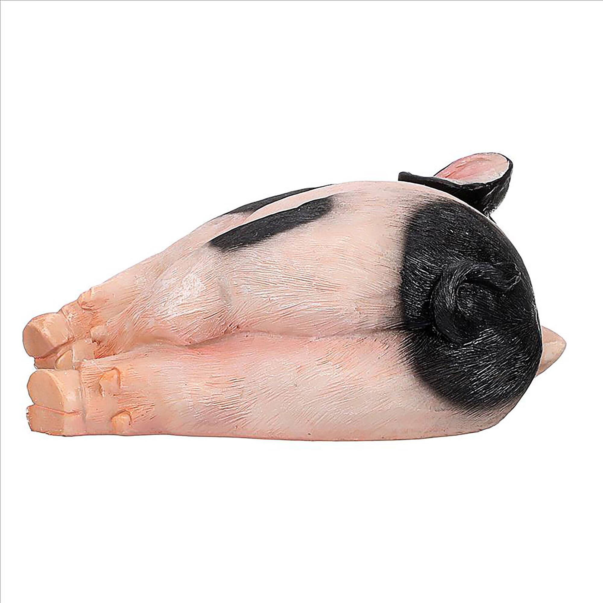 Design Toscano 12&#x22; Sleeping Pig Statue