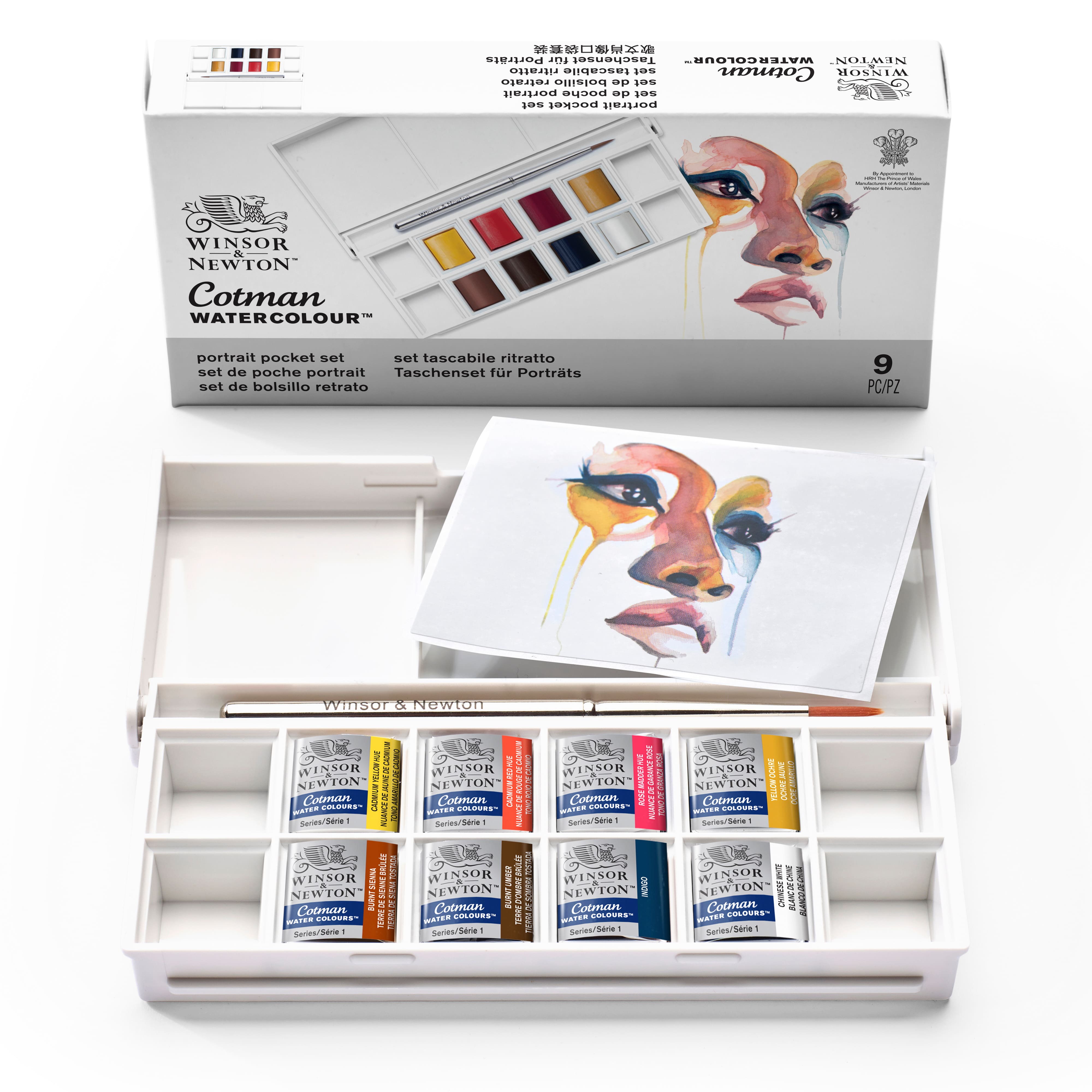 Winsor & Newton™ Cotman Watercolour™ Portrait Pocket Set