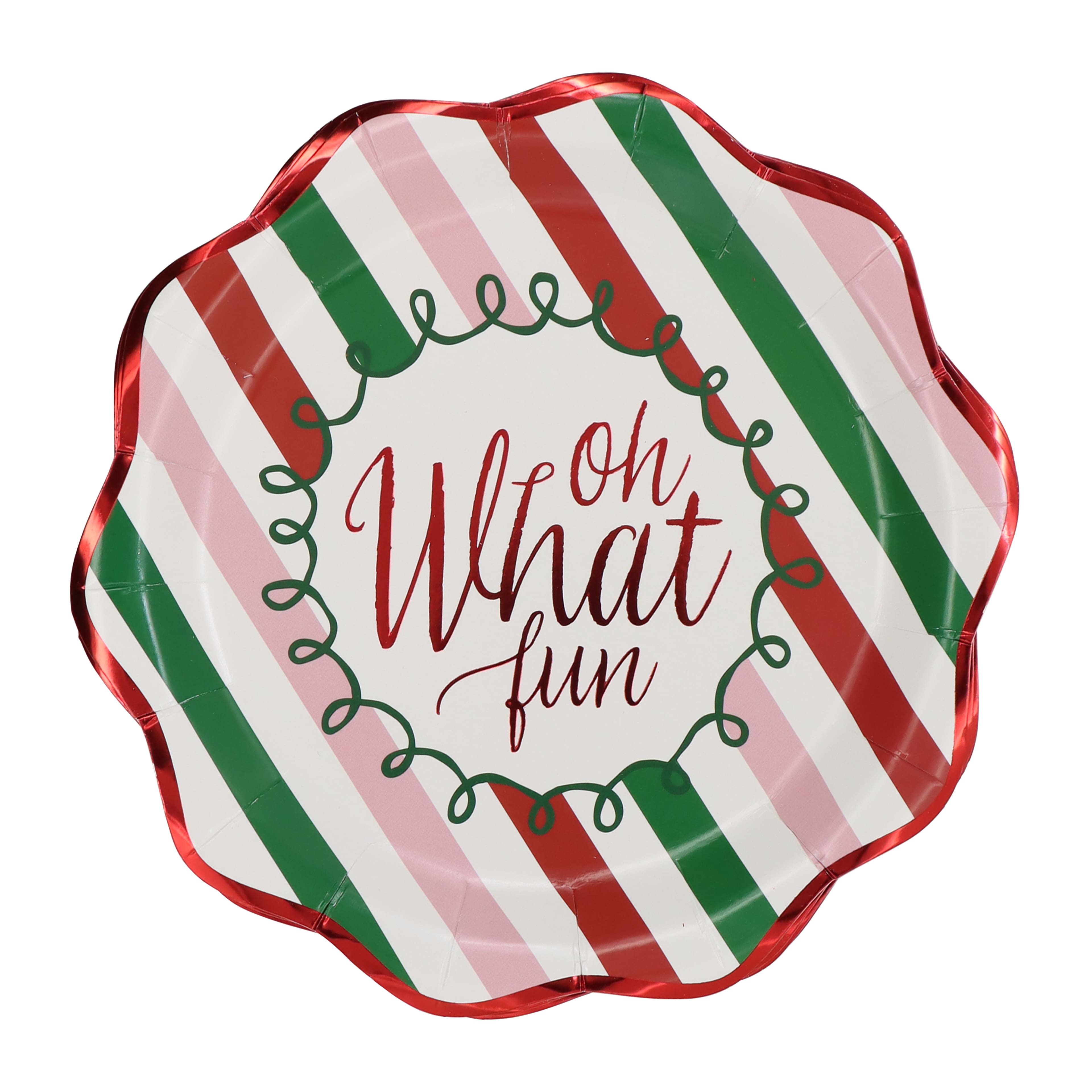 7" Oh What Fun Paper Plates, 12ct. by Celebrate It™