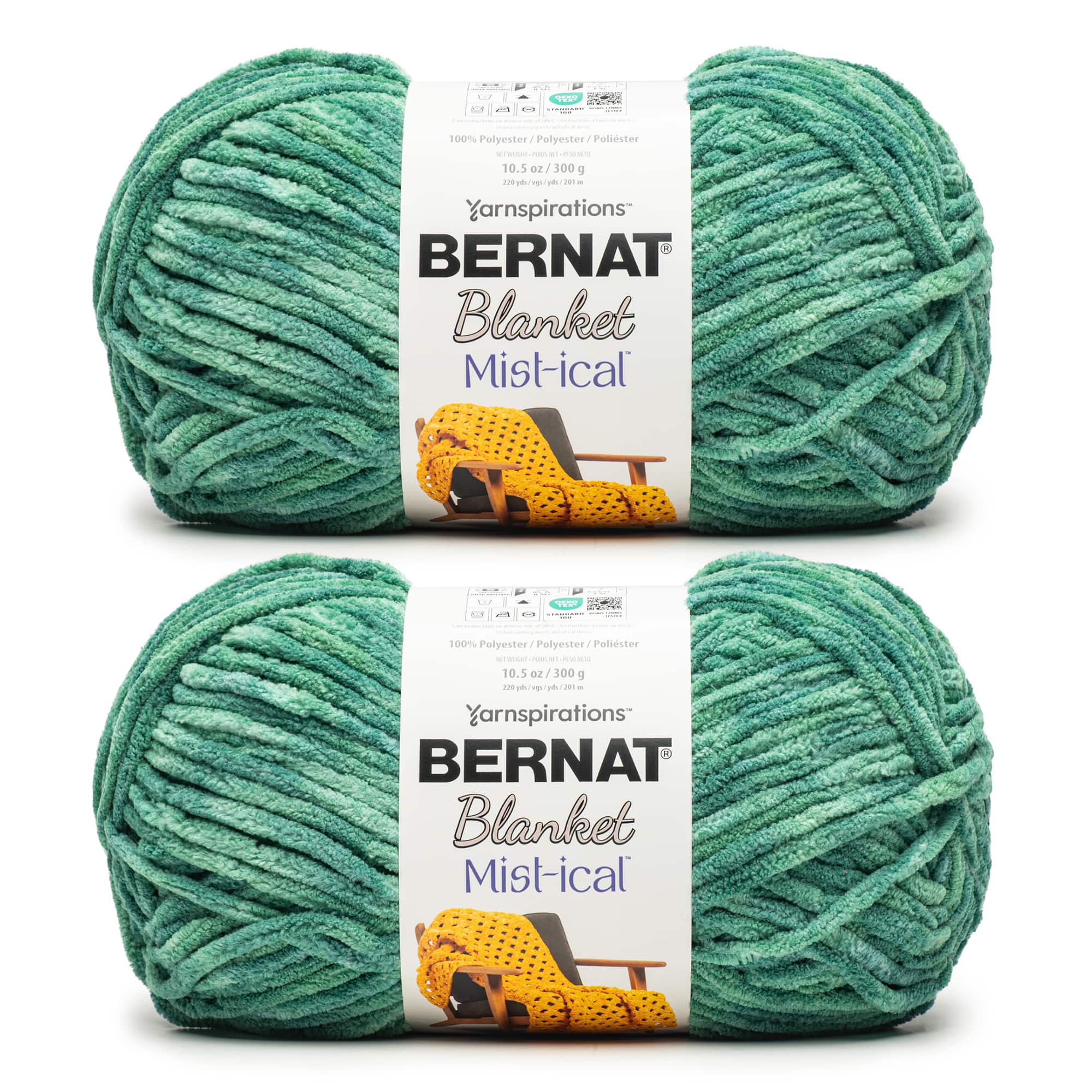 2 Pack Bernat&#xAE; Blanket Mist-ical&#x2122; Yarn