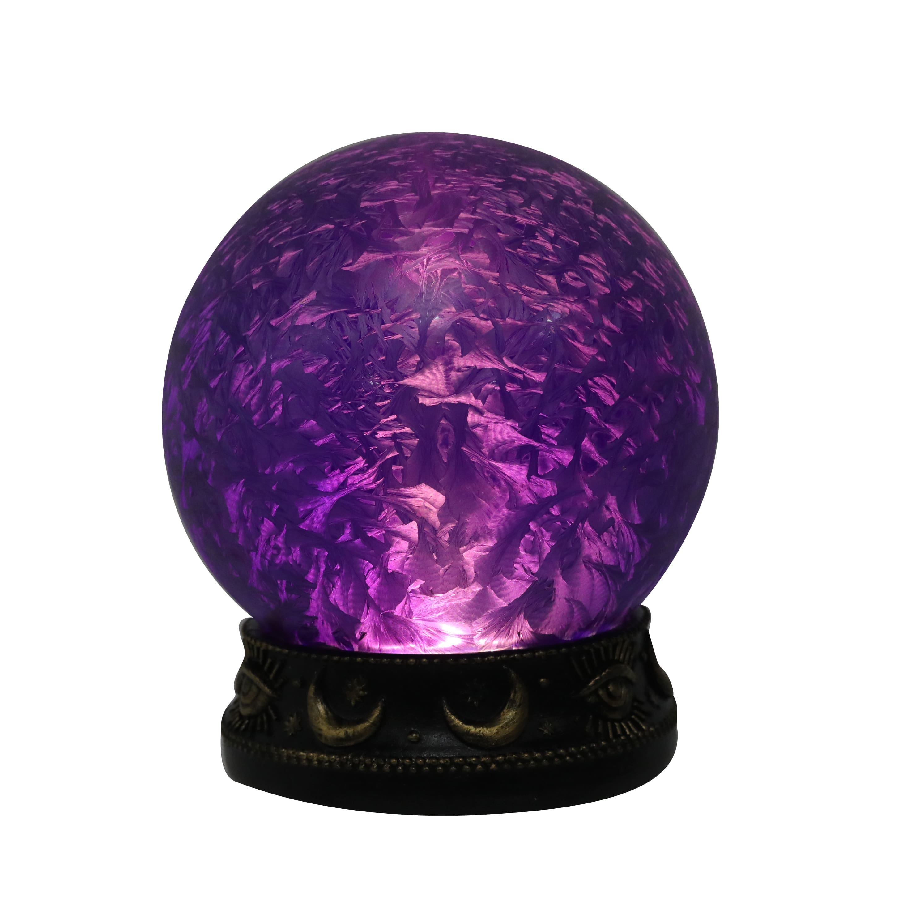 5.4&#x22; LED Glass Crystal Ball Decoration by Ashland&#xAE;