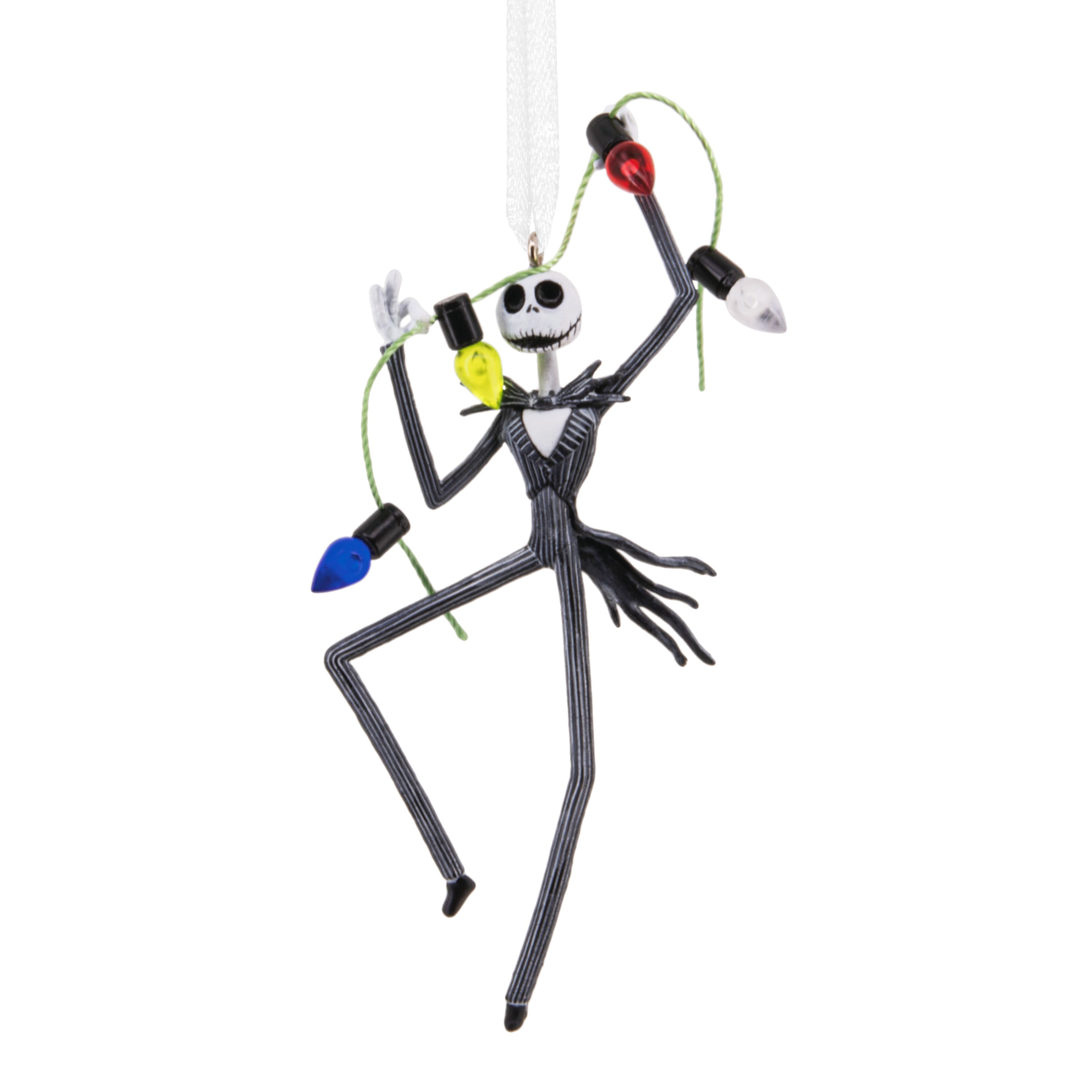 Hallmark Disney&#xAE; The Nightmare Before Christmas 3.75&#x22; Jack Skellington with Lights Ornament