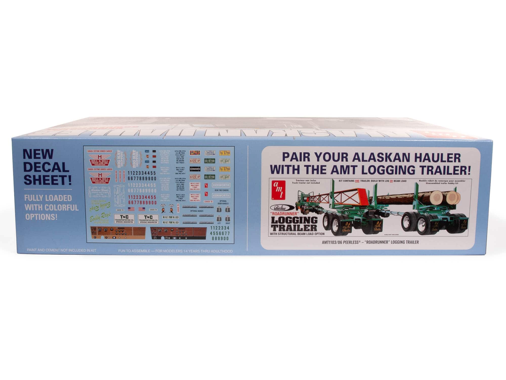 AMT&#xAE; Alaskan Hauler Kenworth Tractor 1:25 Scale Model Kit