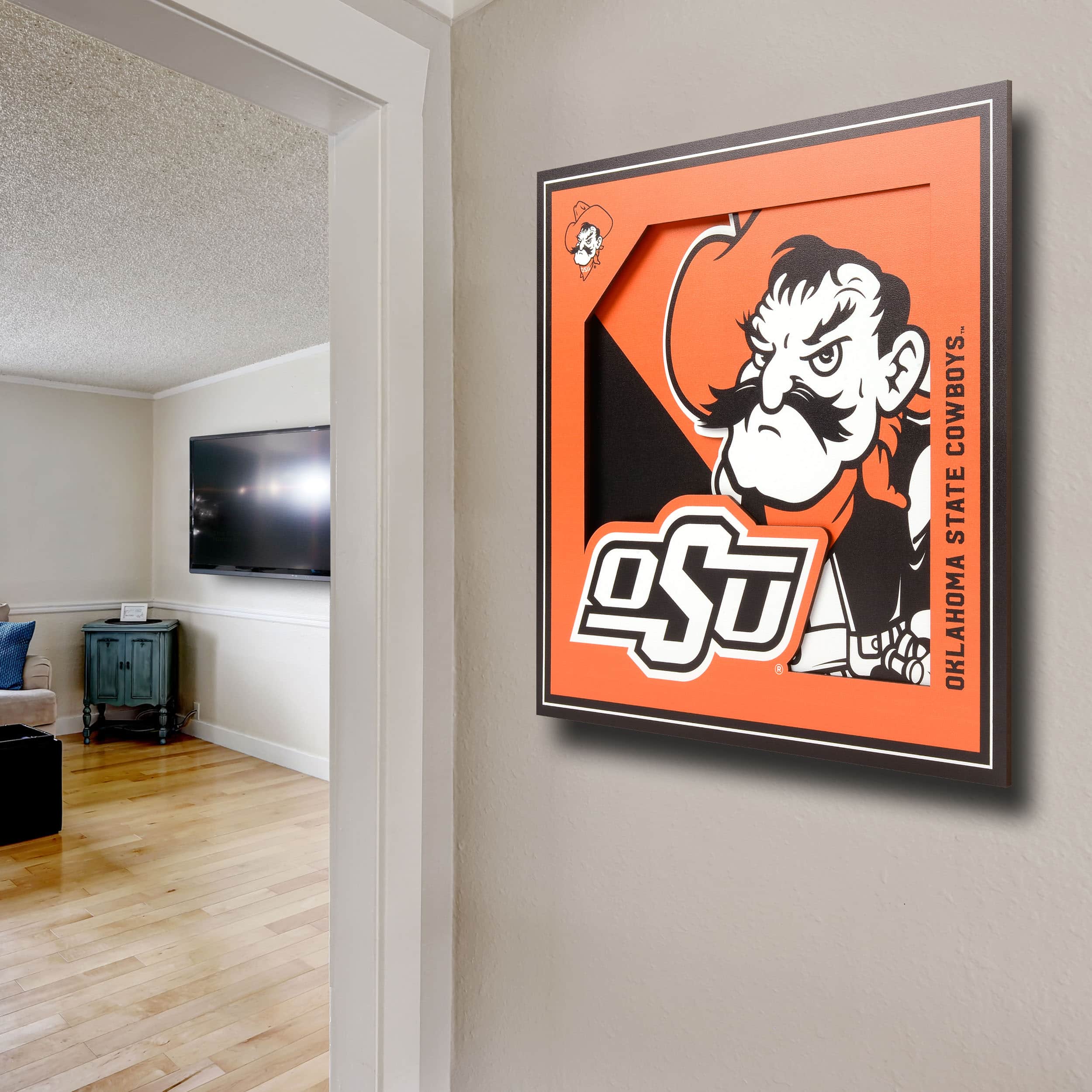 College 3D Logo Series Wall Art