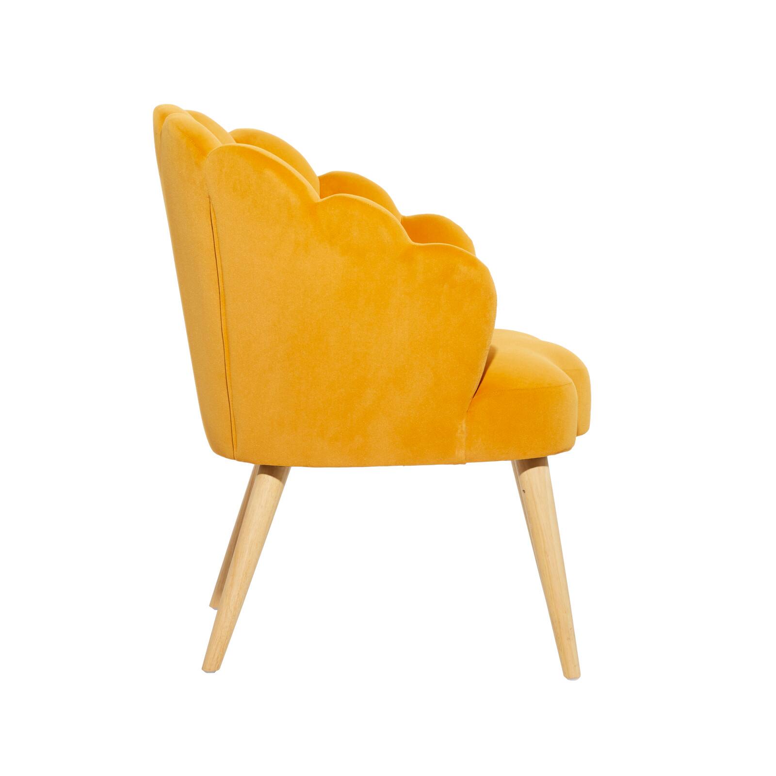 Yellow Wood Modern Accent Chair, 27" x 22" x 31" Michaels
