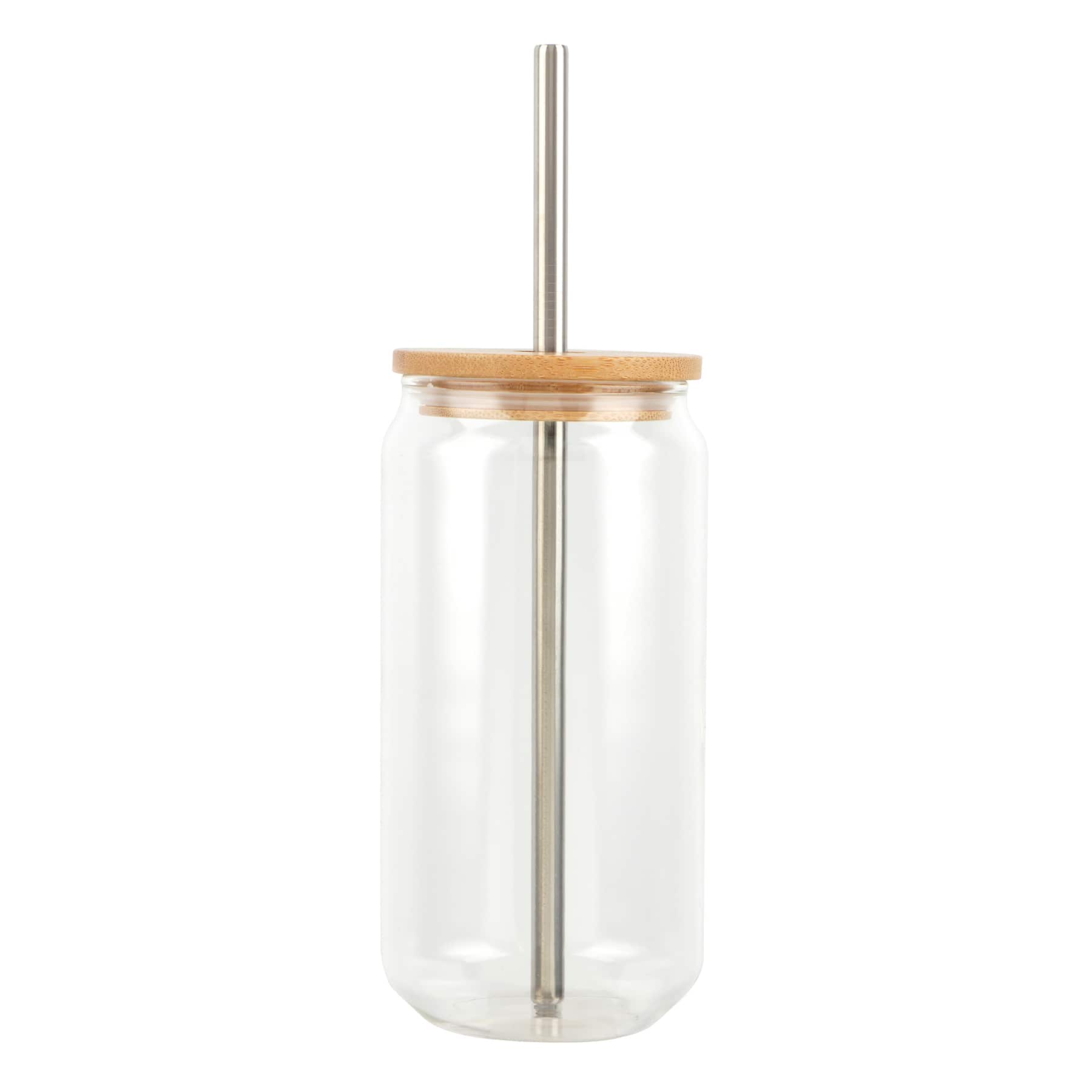 12 Pack: 18oz. Clear Glass Sublimation Tumbler by Make Market®