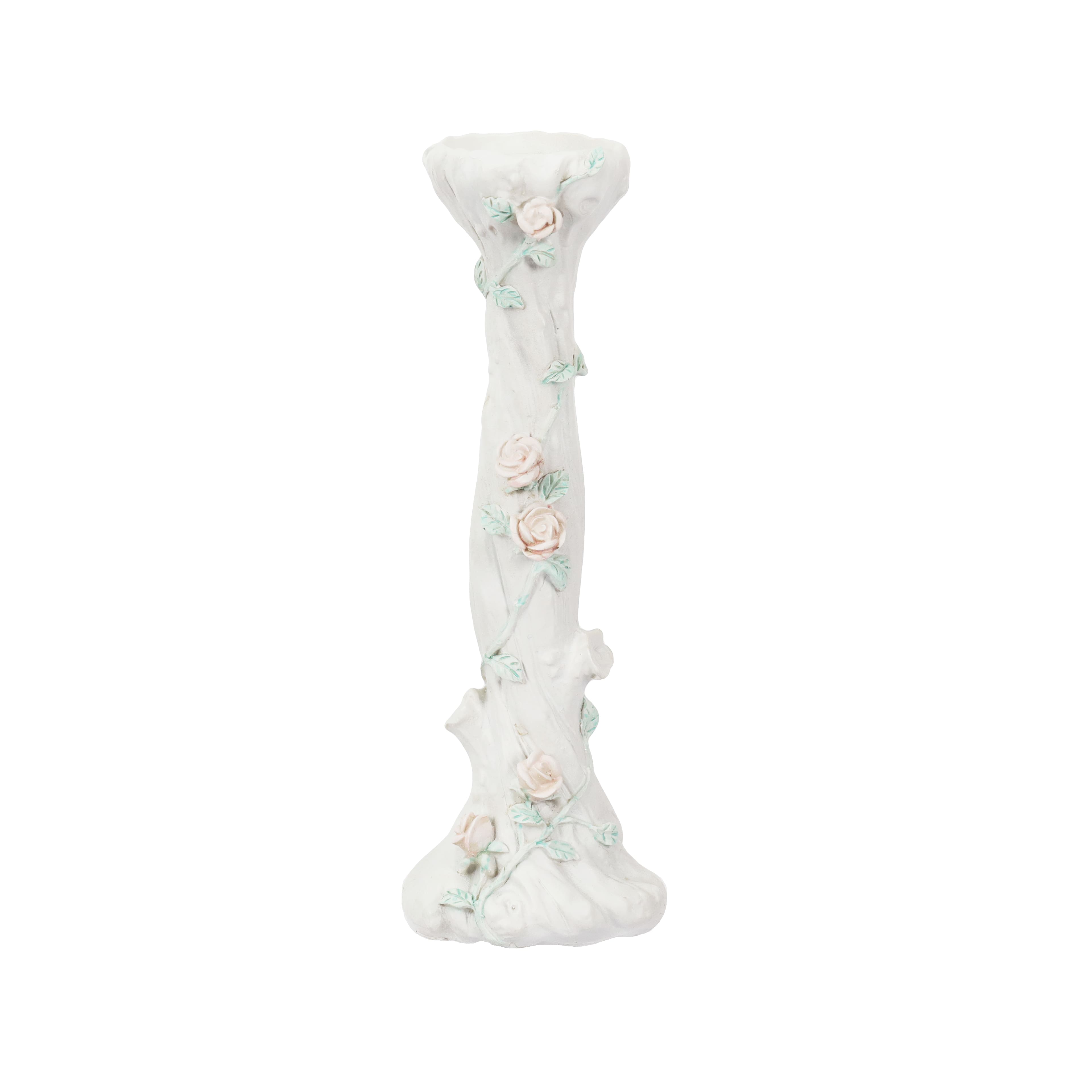 Halloween Small White with Roses Pillar Candle Holder by Ashland&#xAE;