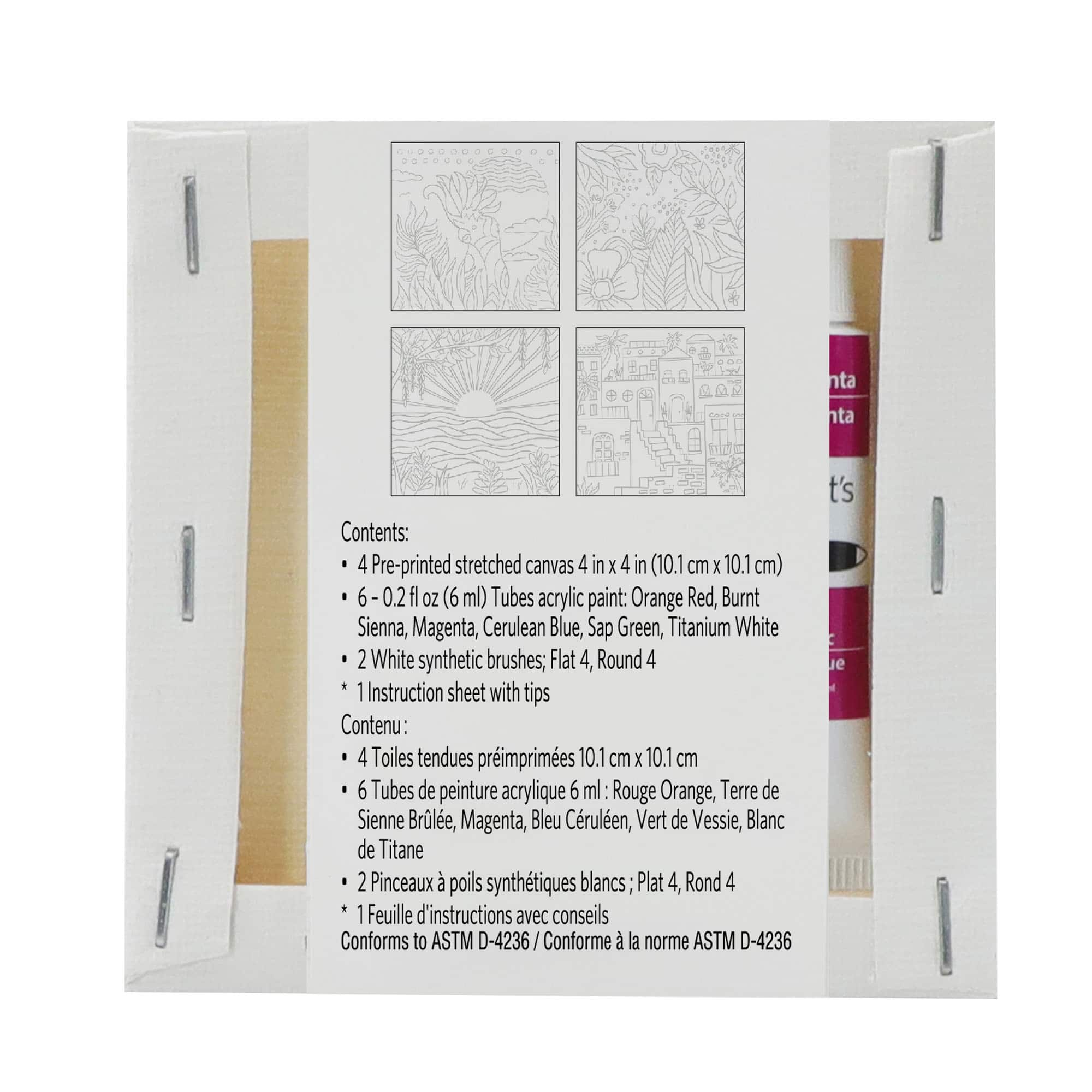 Pre-printed Tropidelic Mini Canvas Painting Kit by Artist&#x27;s Loft&#xAE;