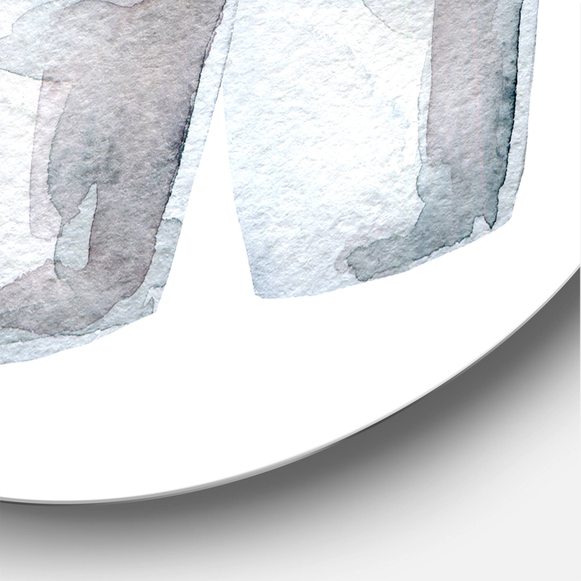 Designart - Cactus and Succulent House Plants V - Farmhouse Metal Circle Wall Art