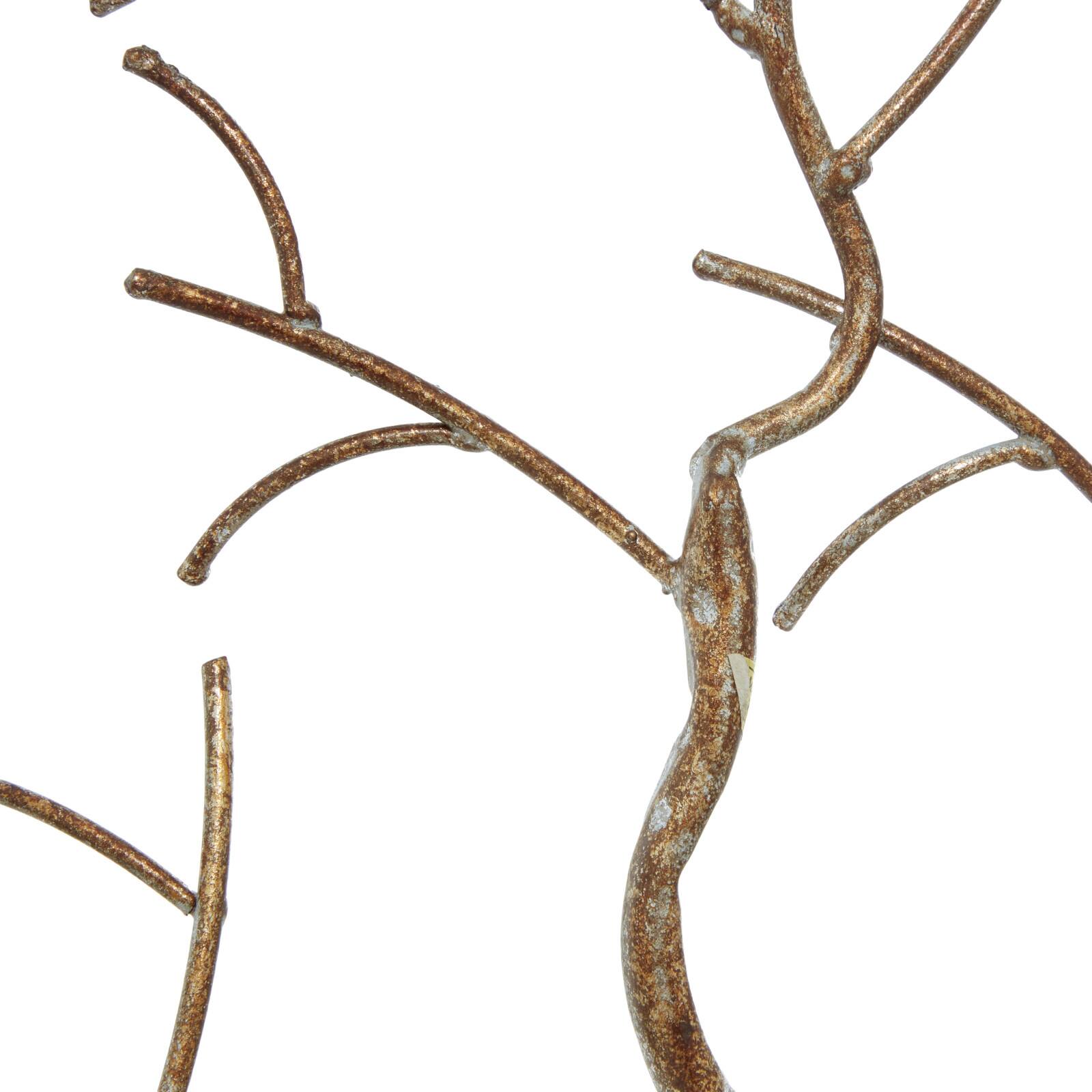 32&#x22; Silver Metal Tree Sculpture