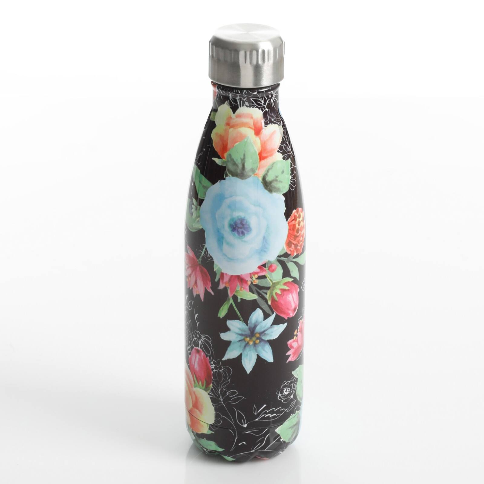 Gibson Home 16oz. Floral Garden Thermal Bottle Set