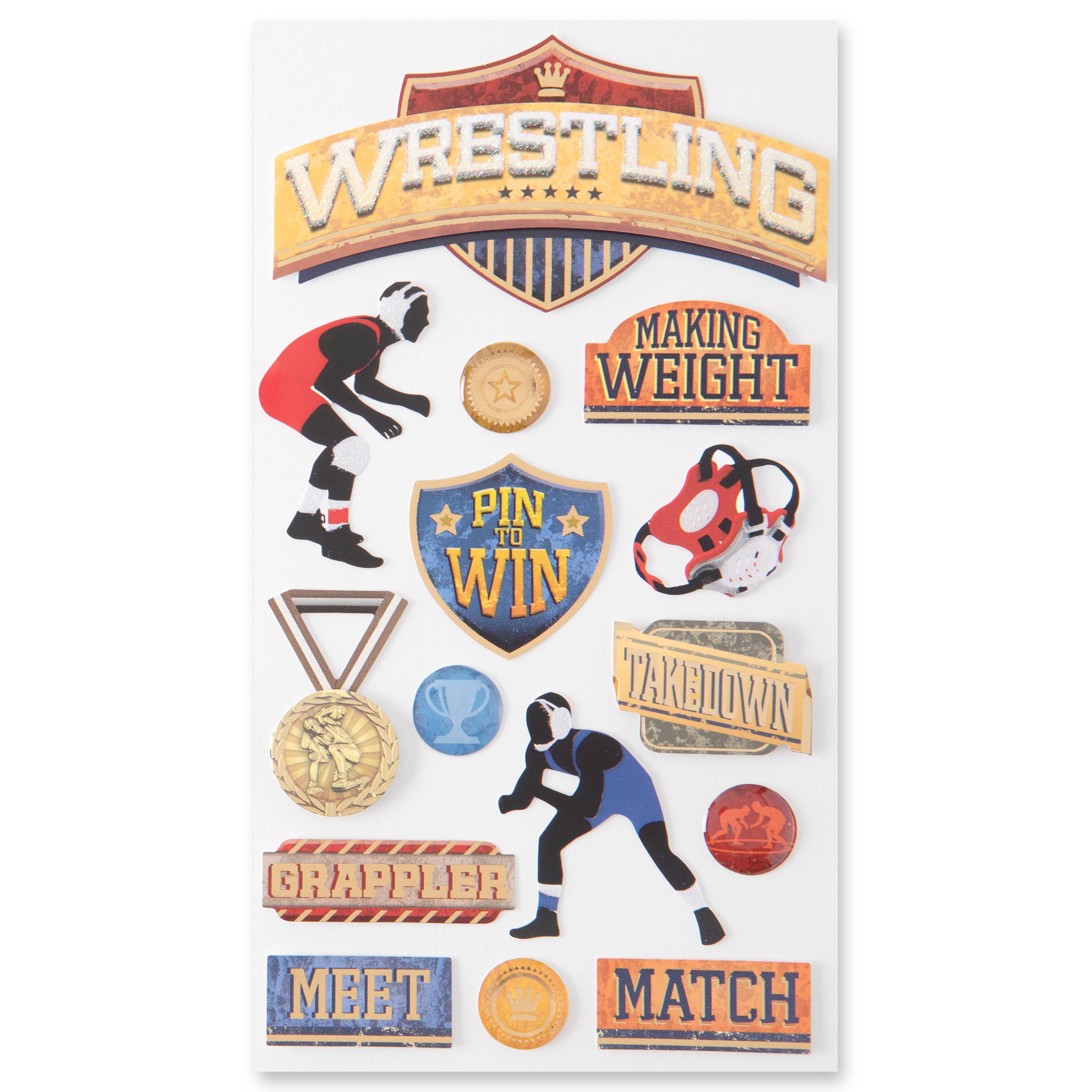 Wrestling Stickers by Recollections&#x2122;