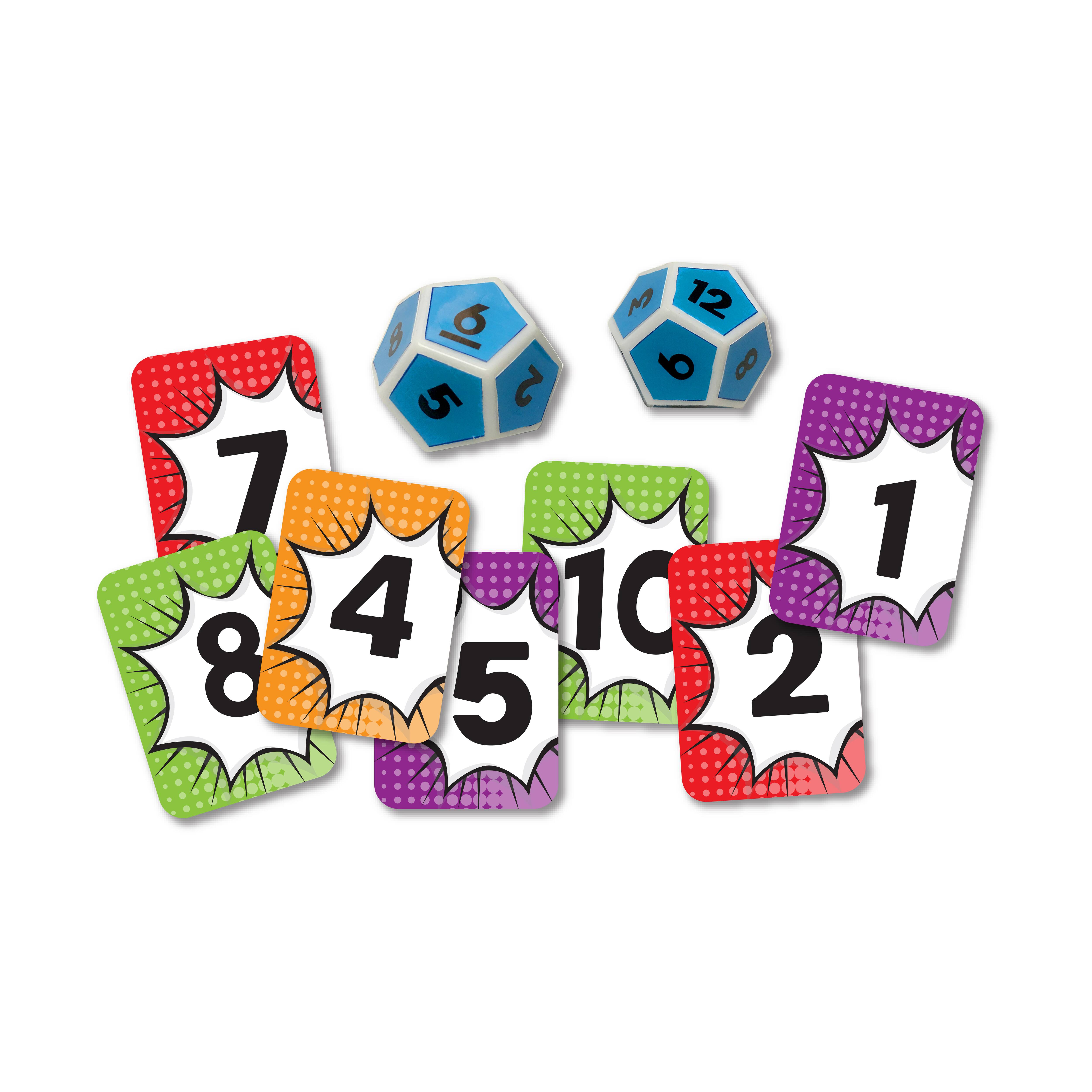 Scholastic Math Match Dice &#x26; Card Game