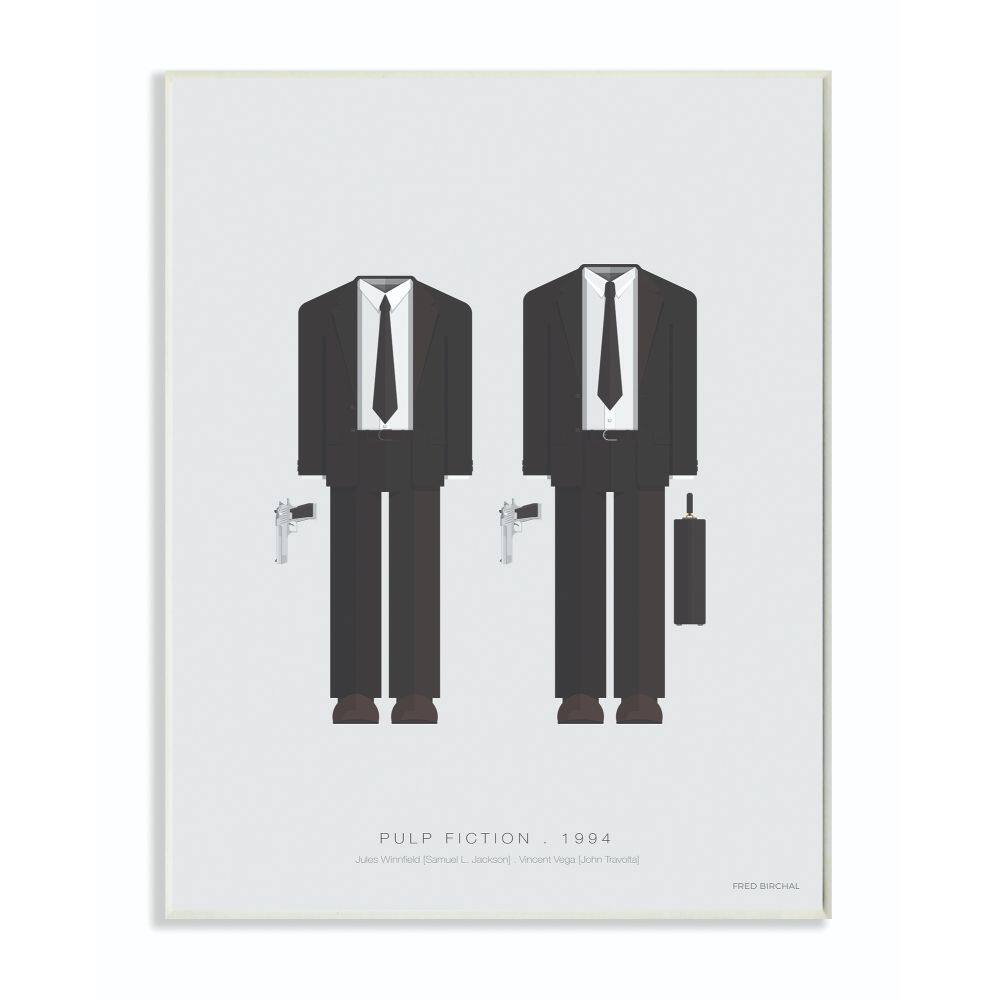 Stupell Industries Pulp Fiction Wooden Wall Plaque