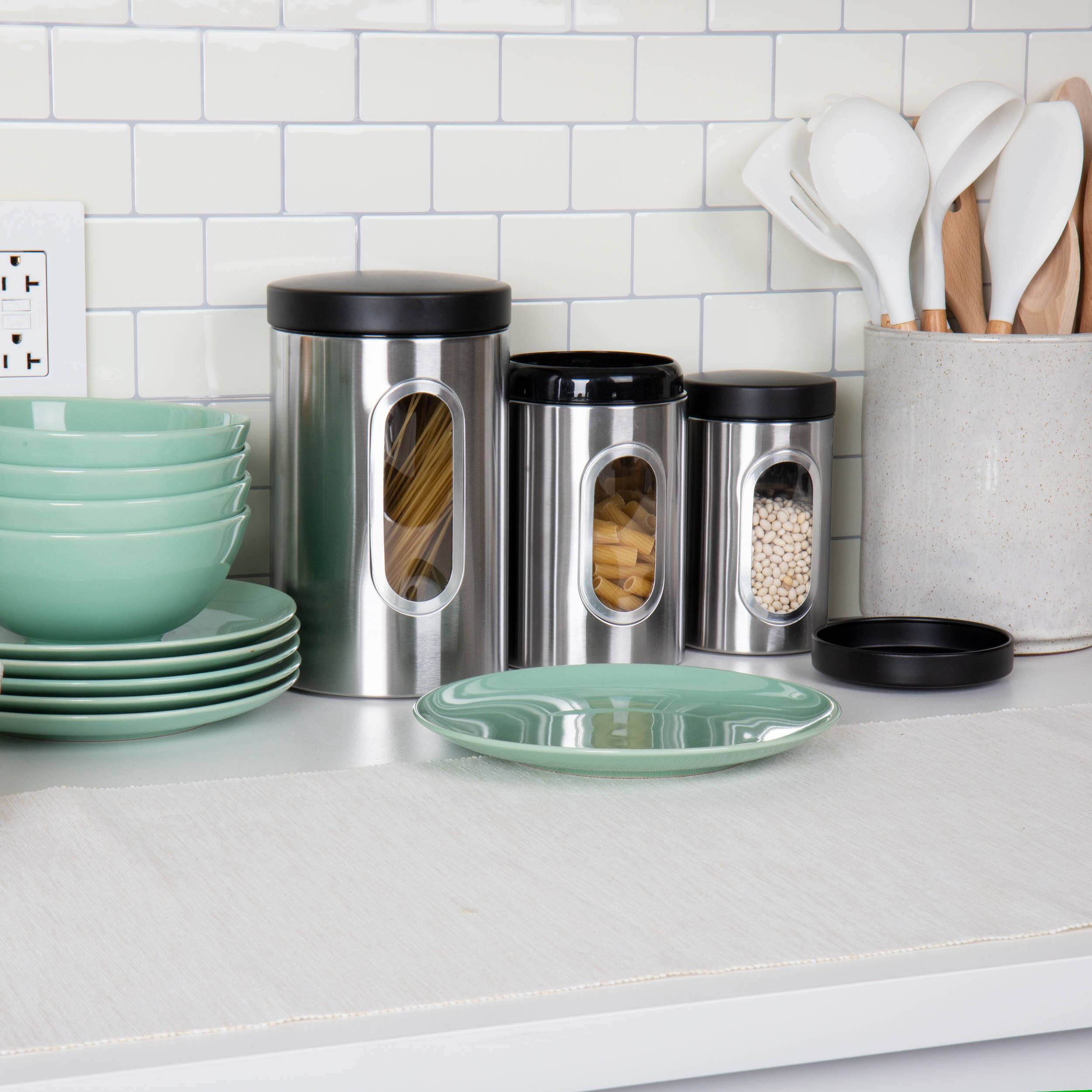 Mind Reader 3 Piece Canister Set with Window