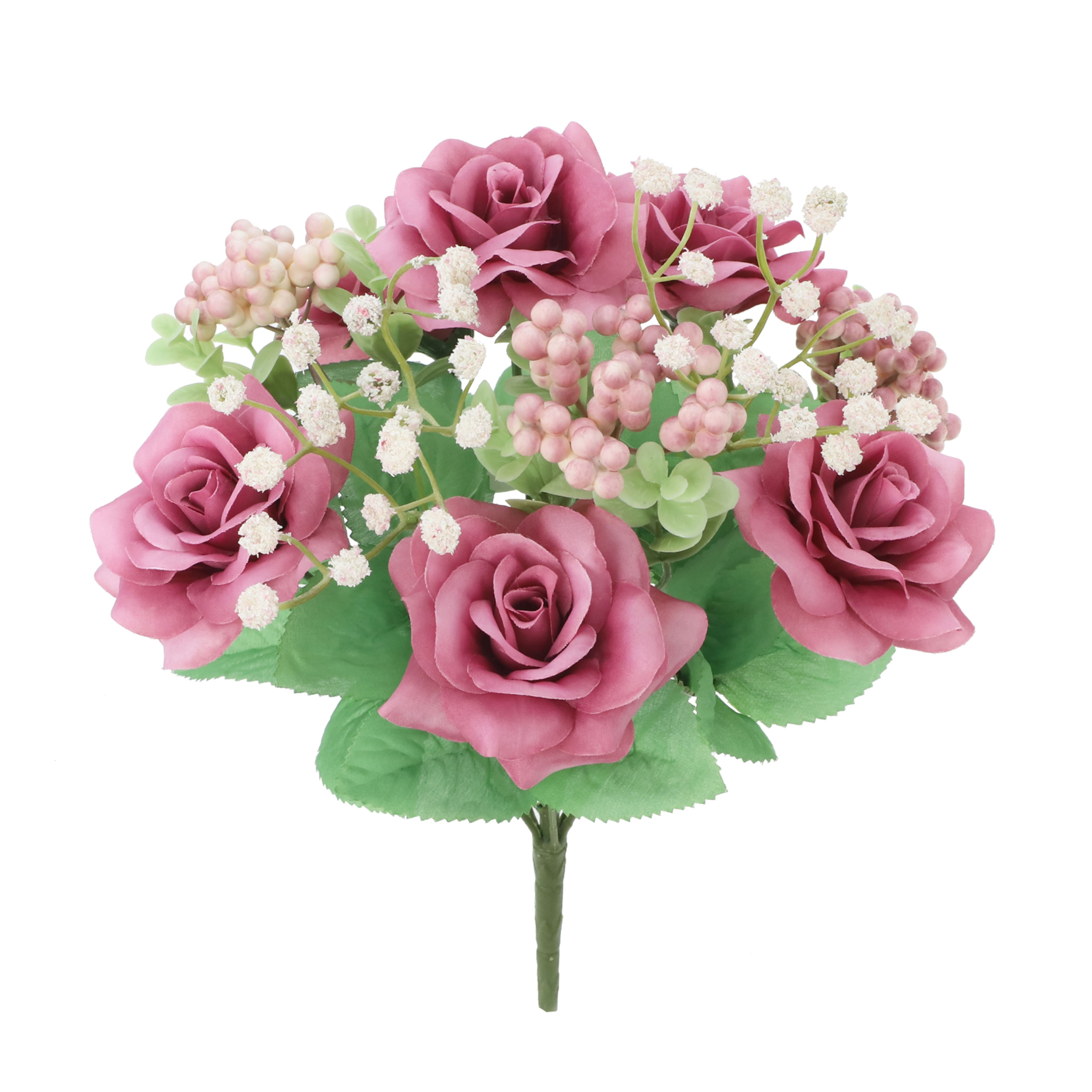 14.5&#x22; Rose &#x26; Berry Deluxe Bush by Ashland&#xAE;