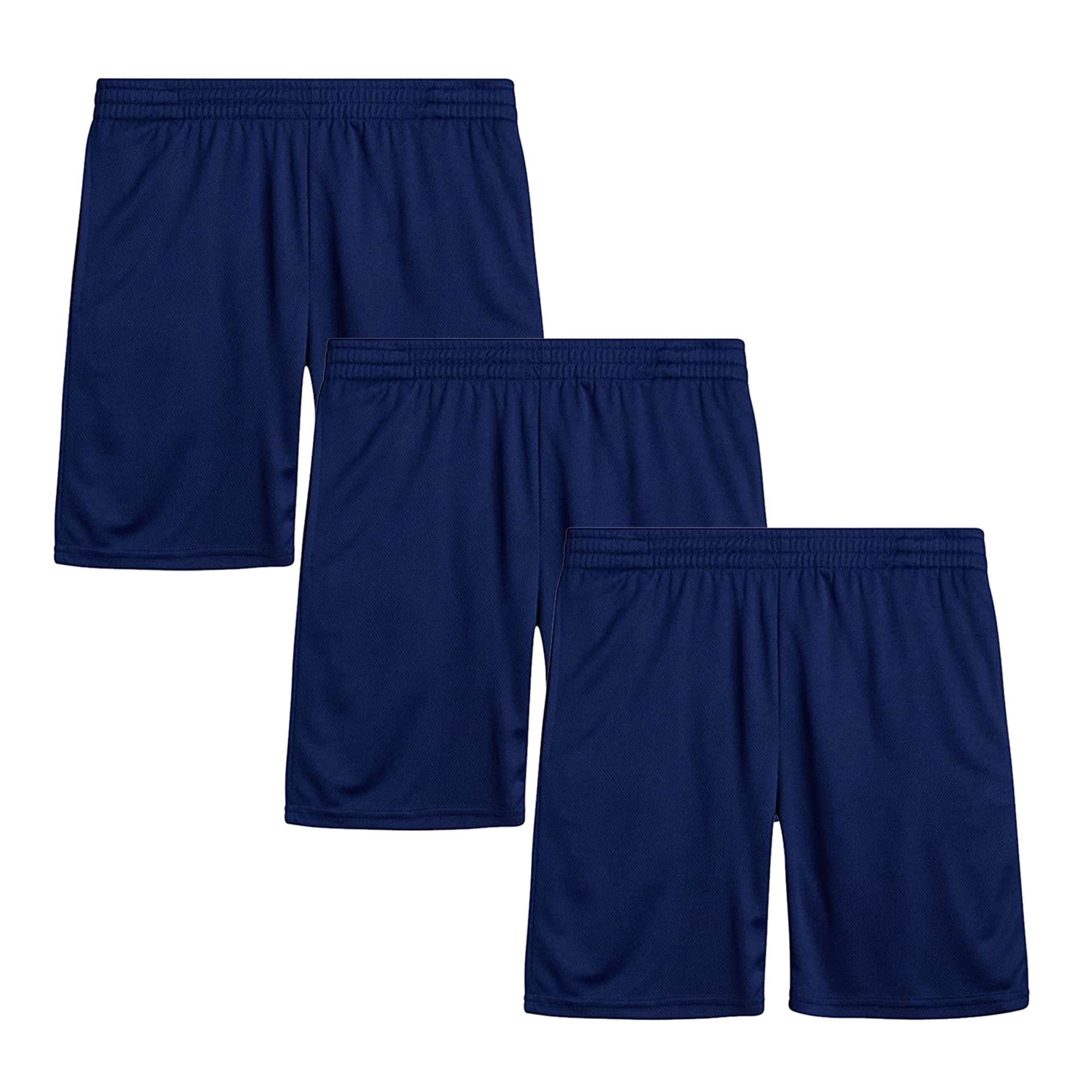 Galaxy by Harvic Boys Active Mesh Basketball Shorts 3 Pack