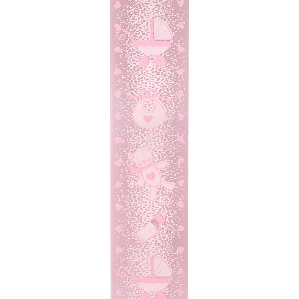 JAM Paper 1.375&#x22; x 110yd. Plastic Baby Dearest Ribbon