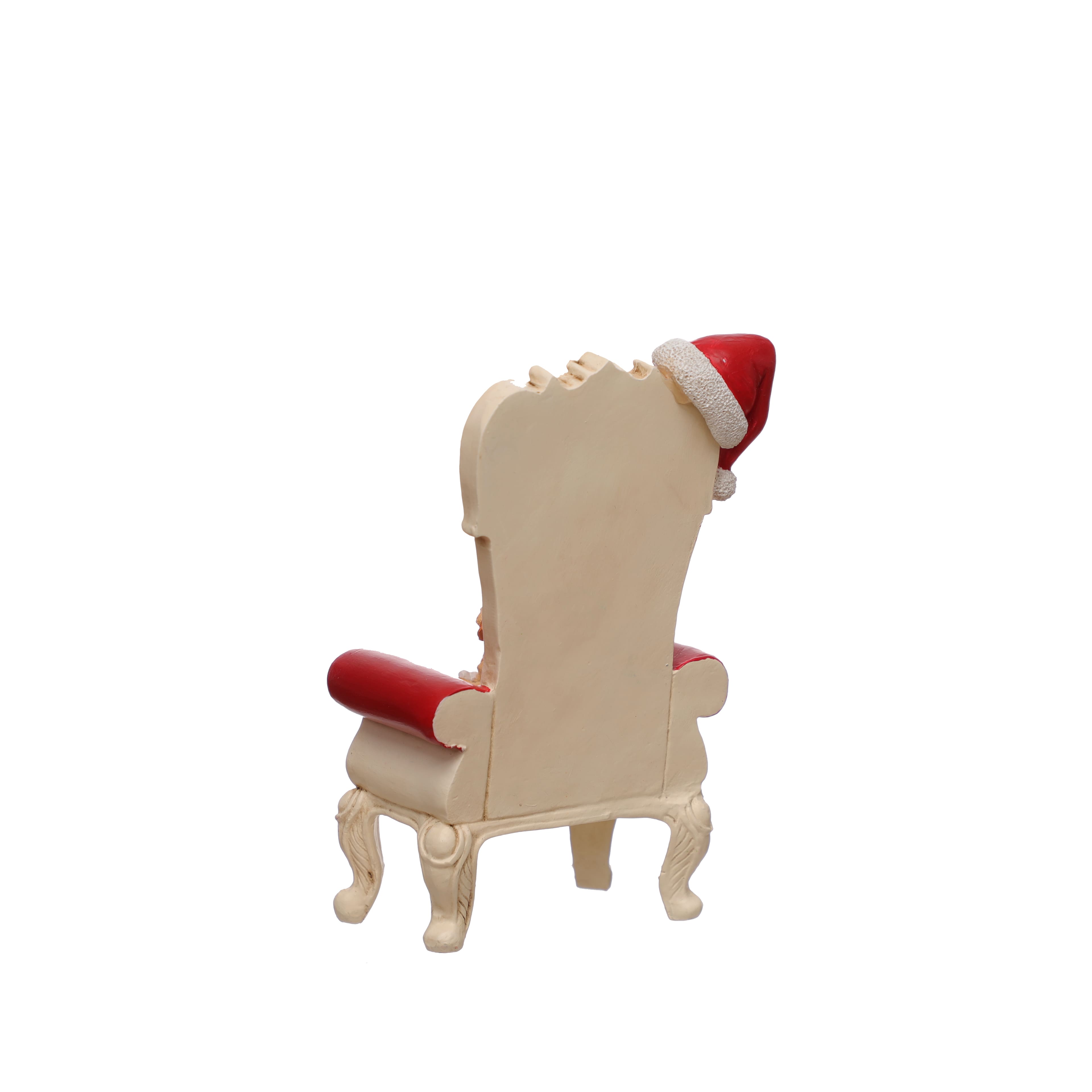6&#x22; Yellow Puppy on Red Tufted Chair Tabletop D&#xE9;cor by Ashland&#xAE;