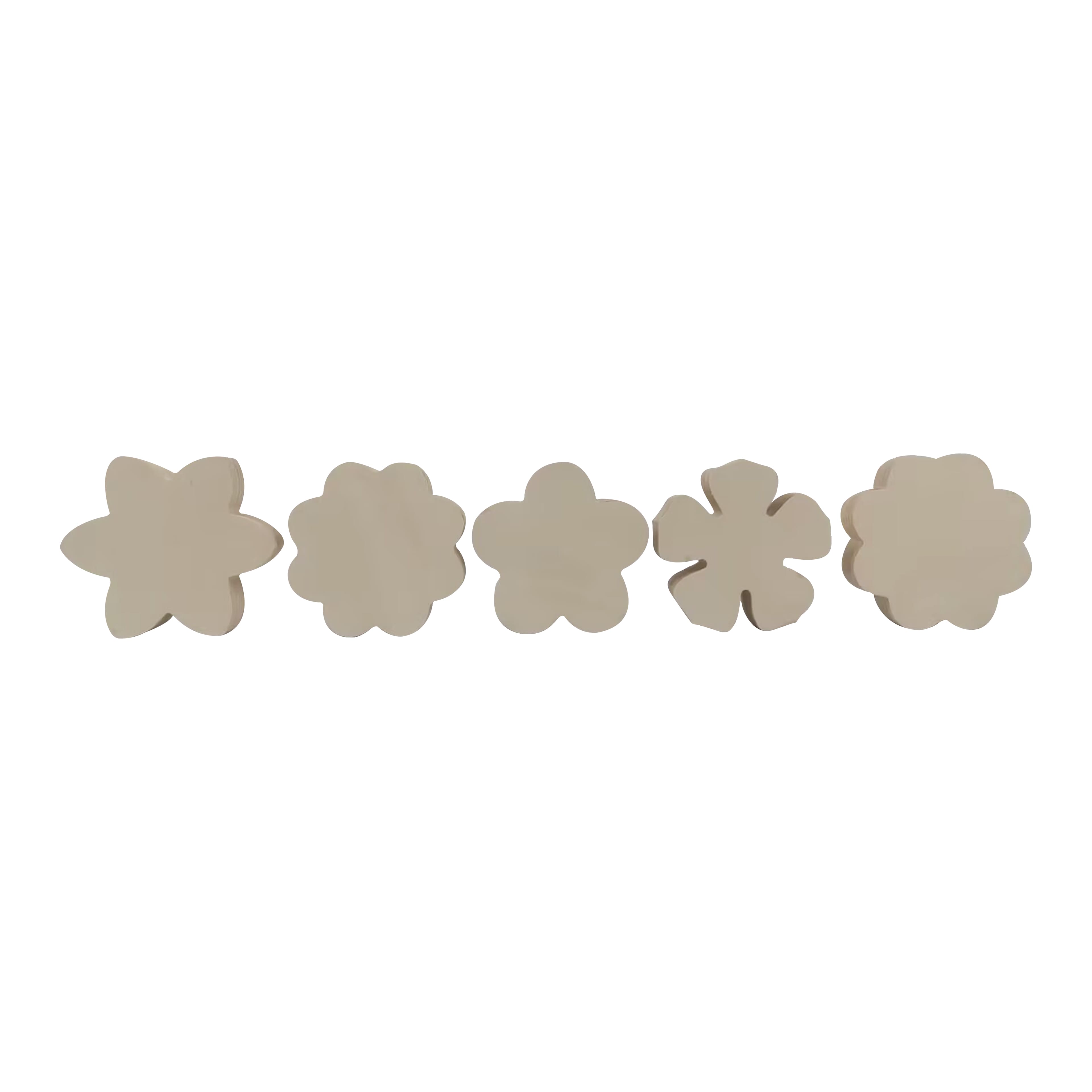 2.75&#x22; Flowers DIY Wood D&#xE9;cor by Make Market&#xAE;