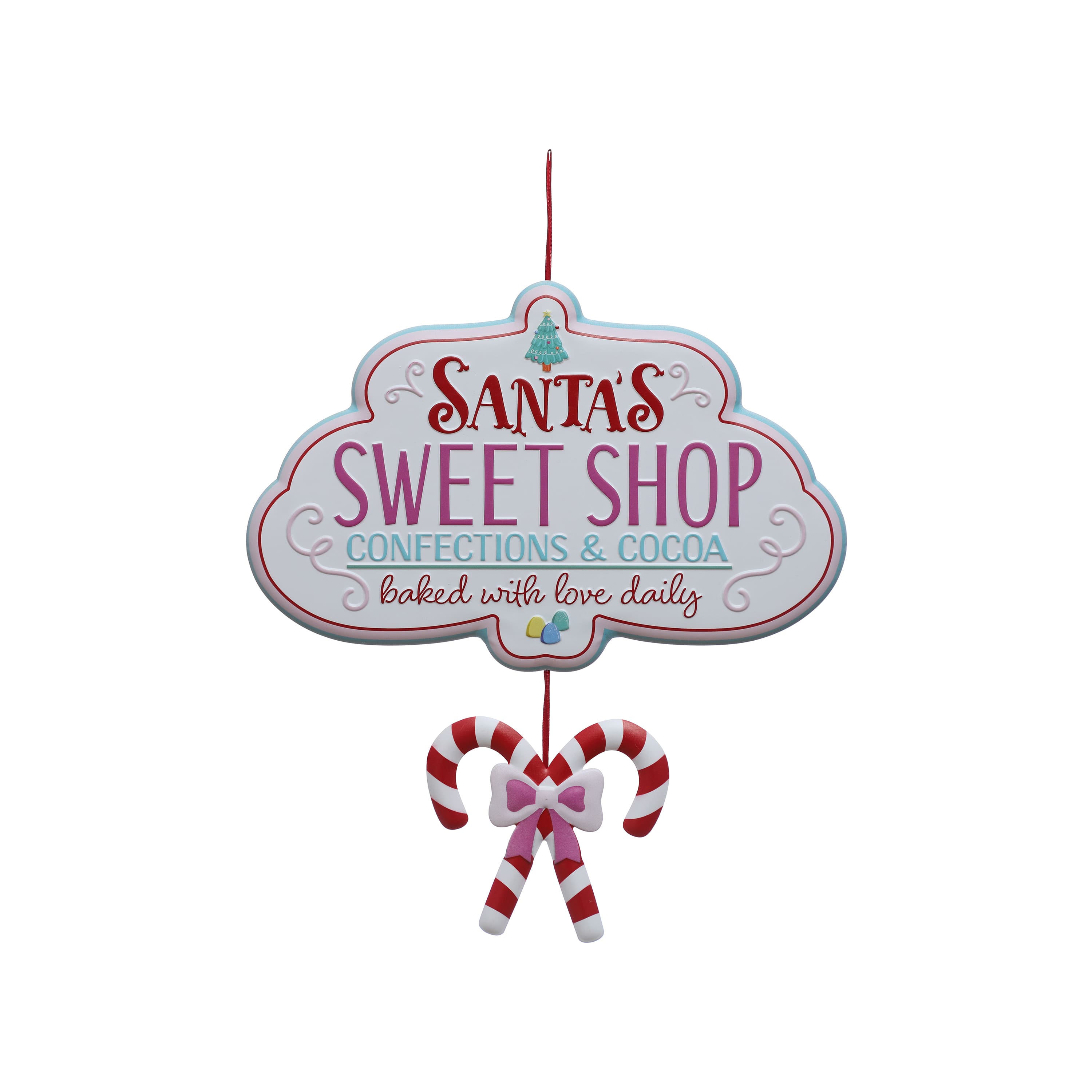 Sprinkle Shop Santa&#x27;s Sweet Shop Wall D&#xE9;cor by Ashland&#xAE;