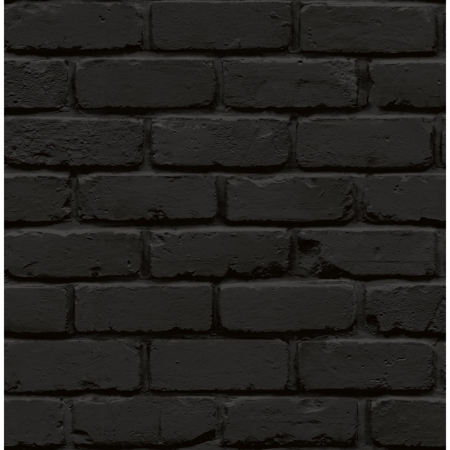 NuWallpaper Black Amsterdam Brick Peel &#x26; Stick Wallpaper