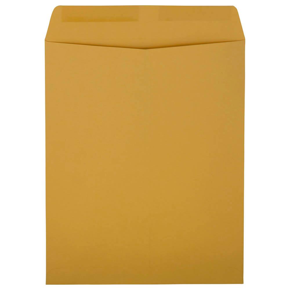JAM Paper 11.5&#x22; x 14.5&#x22; Brown Kraft Open End Catalog Manila Envelopes