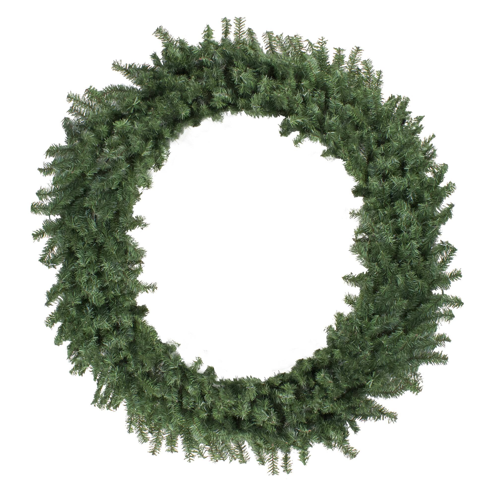 6ft. Green Canadian Pine Commercial Size Artificial Christmas Wreath
