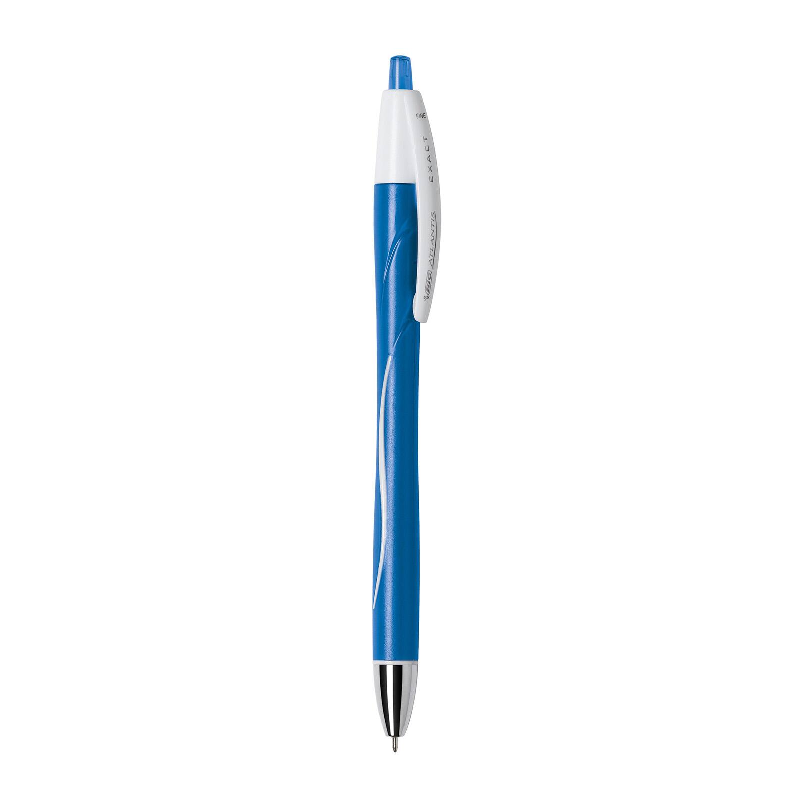 BIC® Glide™ Exact Blue Fine Point 0.7mm Retractable Ball Point Pens, 12ct.