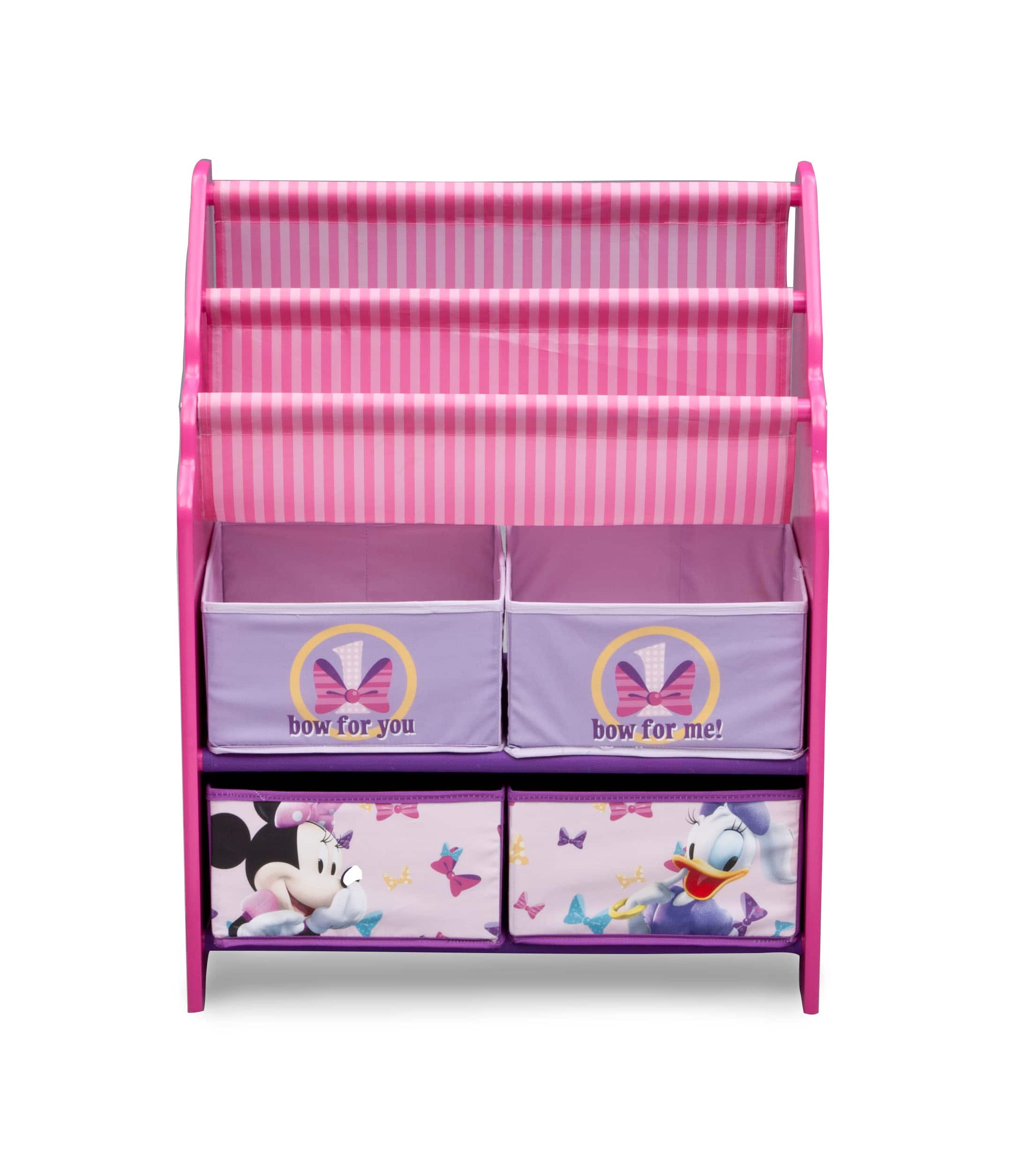 Delta Children Minnie Mouse Toy & Book Organizer