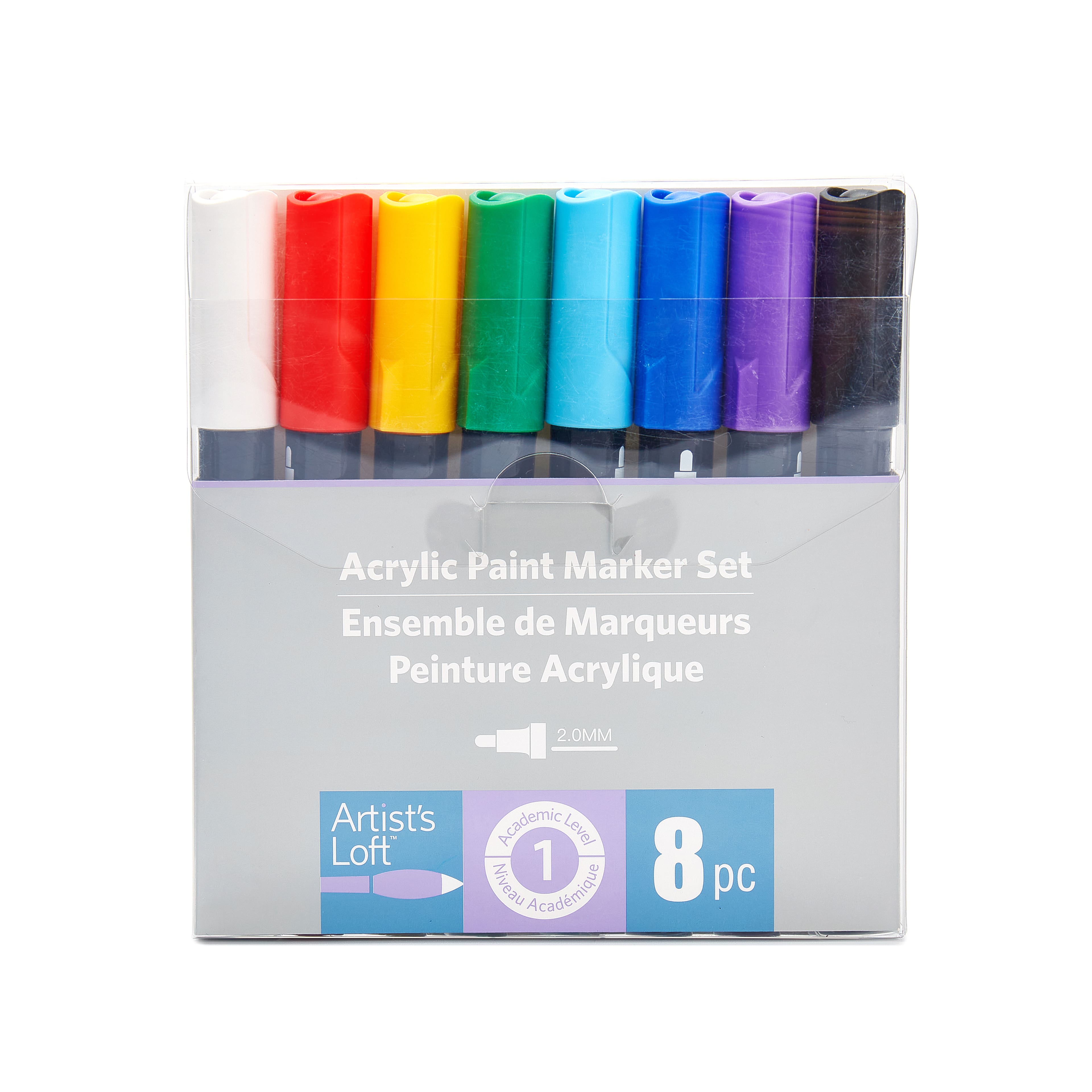 6 Packs: 8 ct. (48 total) Bullet Tip Paint Markers by Artist&#x27;s Loft&#x2122;