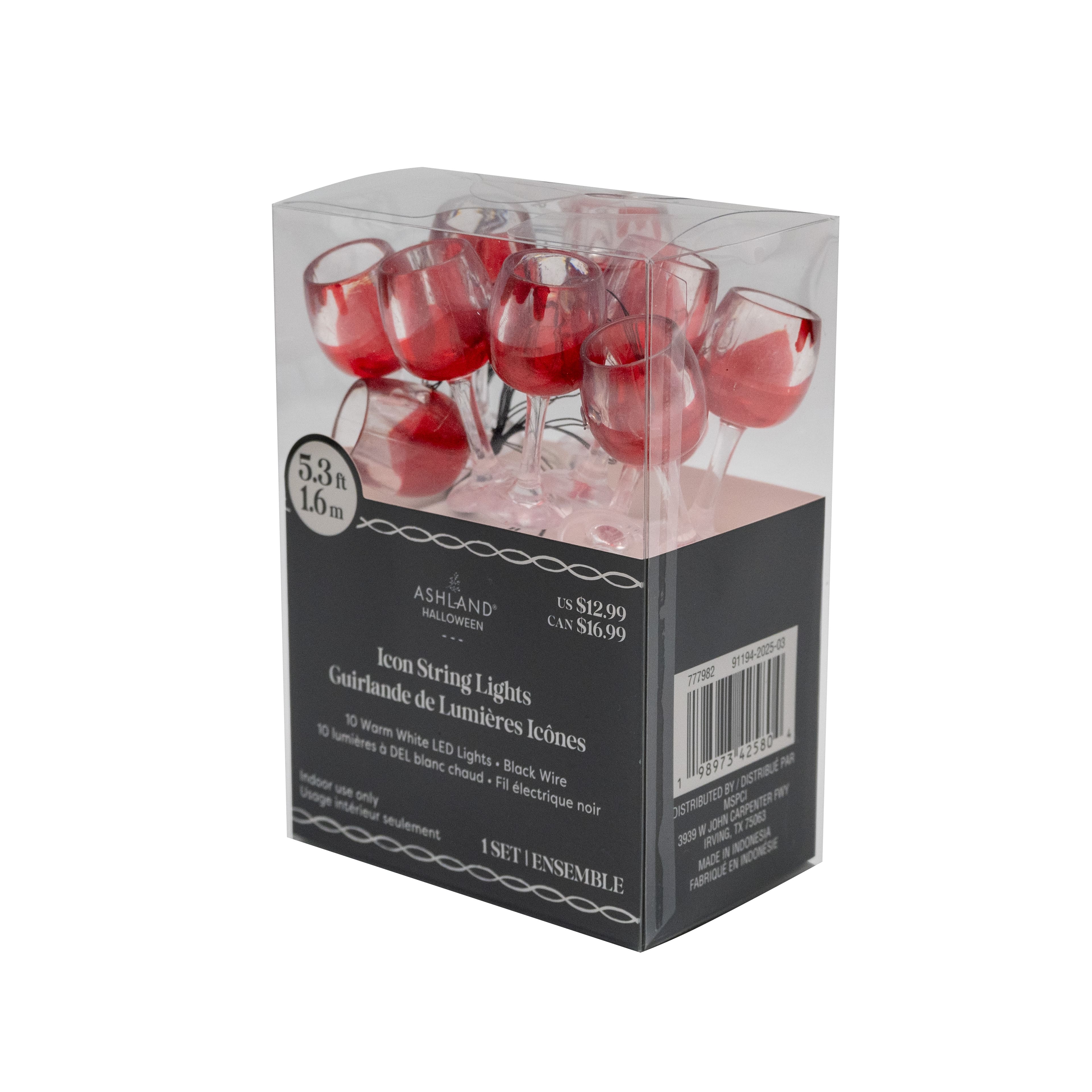 5.25ft. Bloody Glass Icon String Lights by Ashland&#xAE;