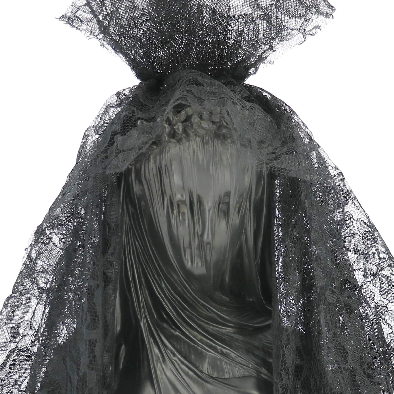 18&#x22; Woman in Black Veil Tabletop Bust by Ashland&#xAE;