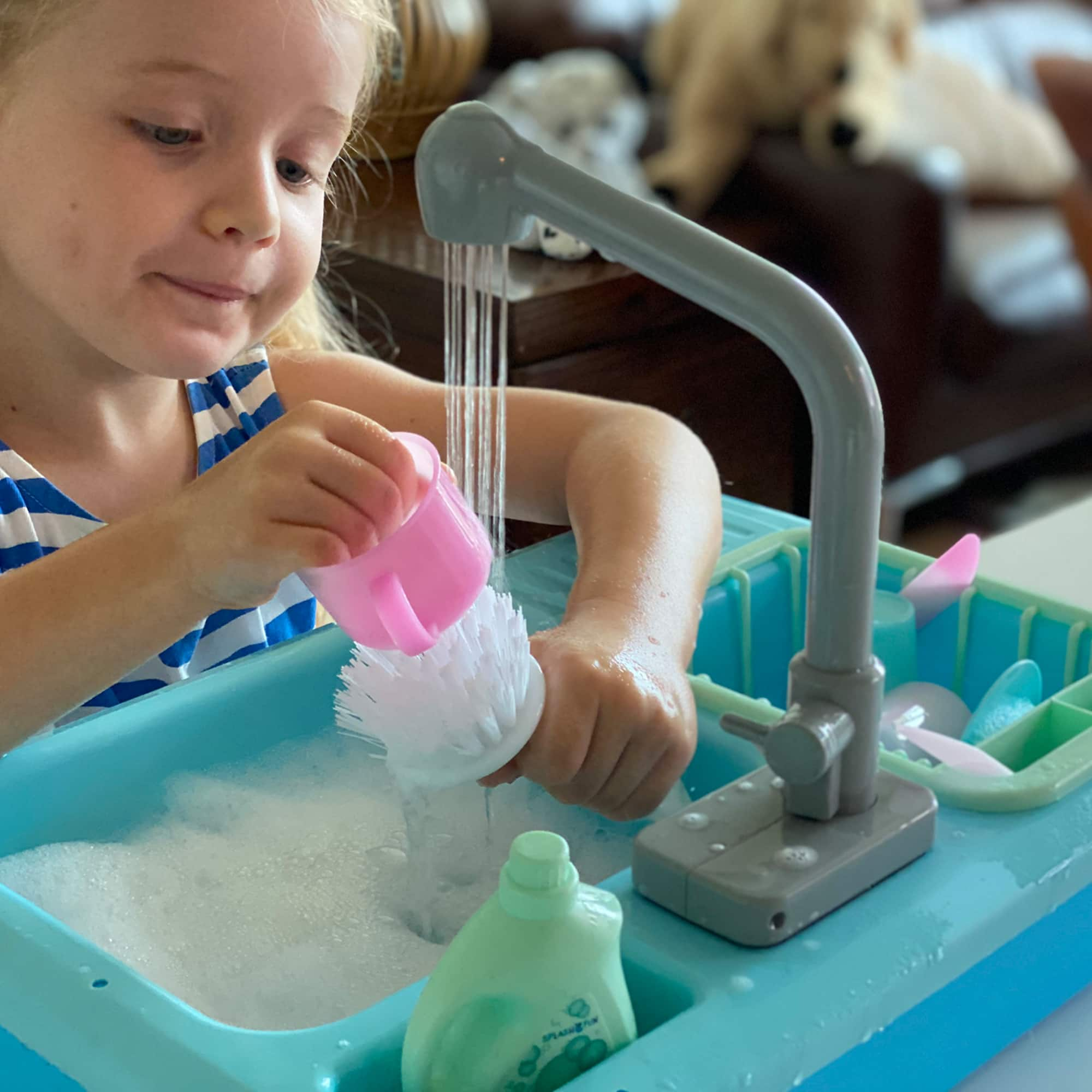 The Bubble Factory SPLASHFUN Wash-up Kitchen Sink Play Set