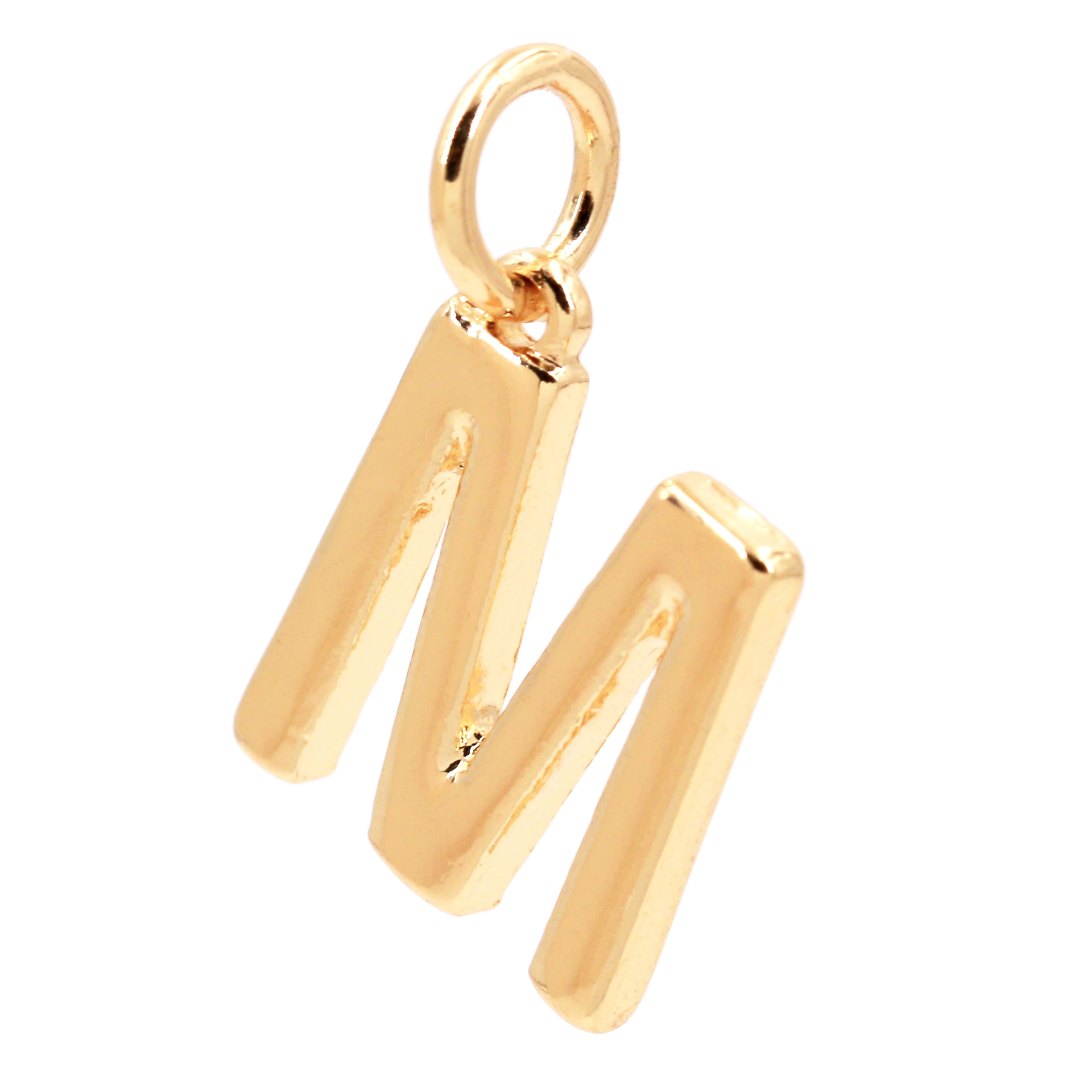14K Gold Plated Letter Charm by Bead Landing&#x2122;