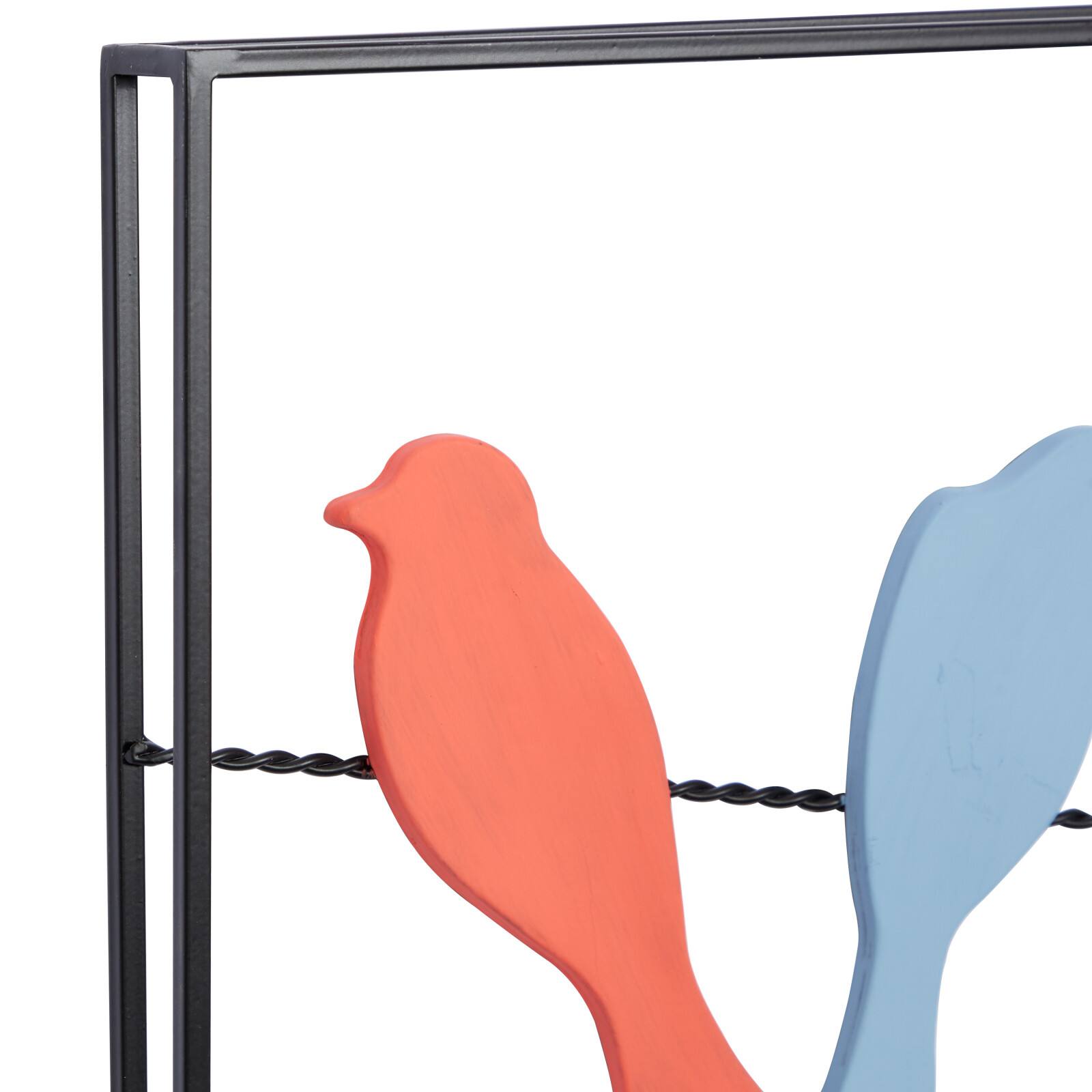 Multi Colored Metal Coastal Wall Decor, 31&#x22; x 32&#x22; x 2&#x22;