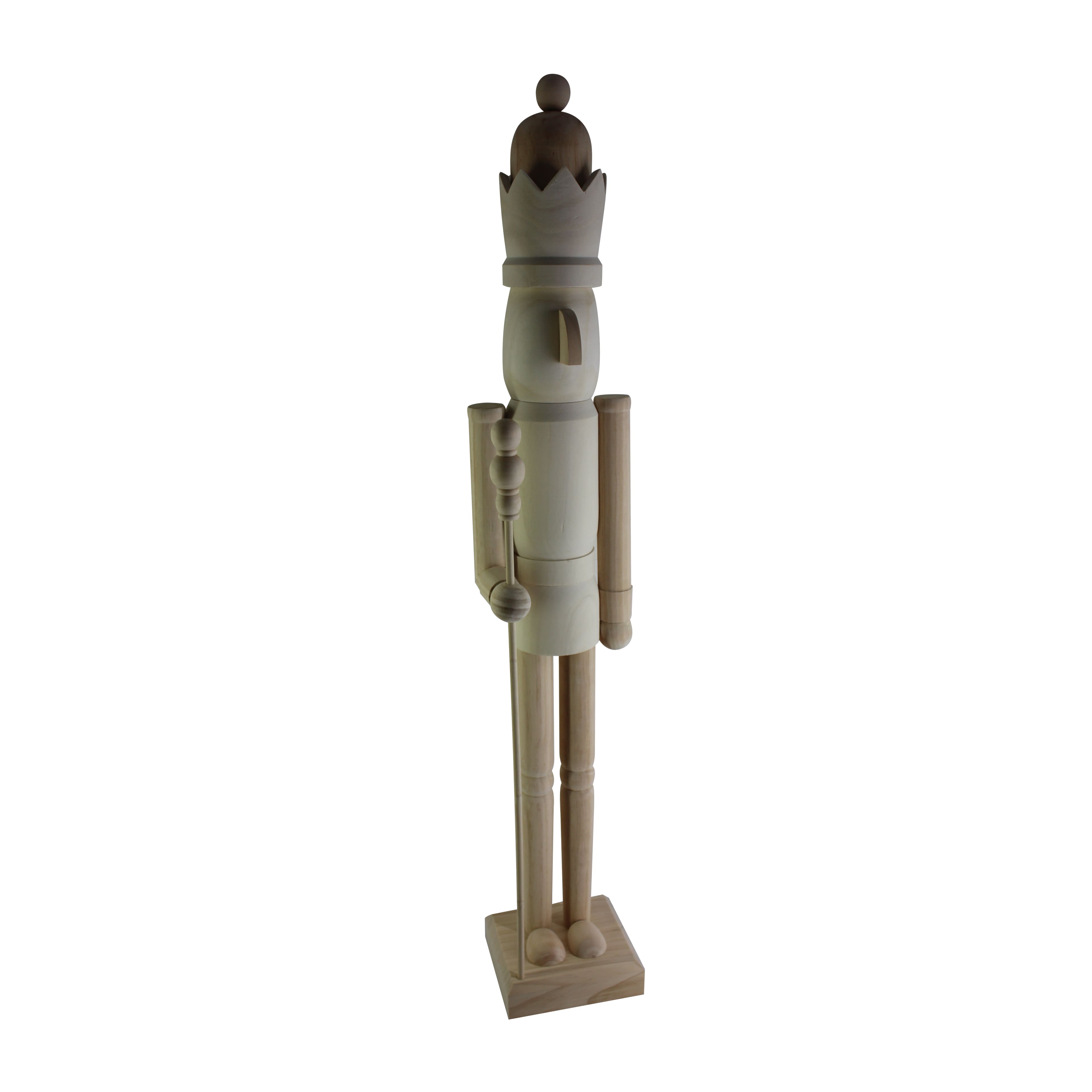 4ft. King DIY Wood Nutcracker by Make Market&#xAE;