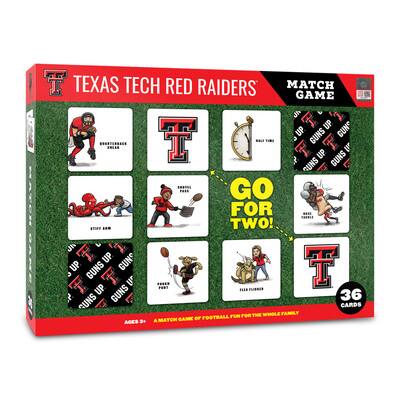 College Team Licensed Memory Match Game By Youthefan in Texas Tech Red Raiders | Michaels