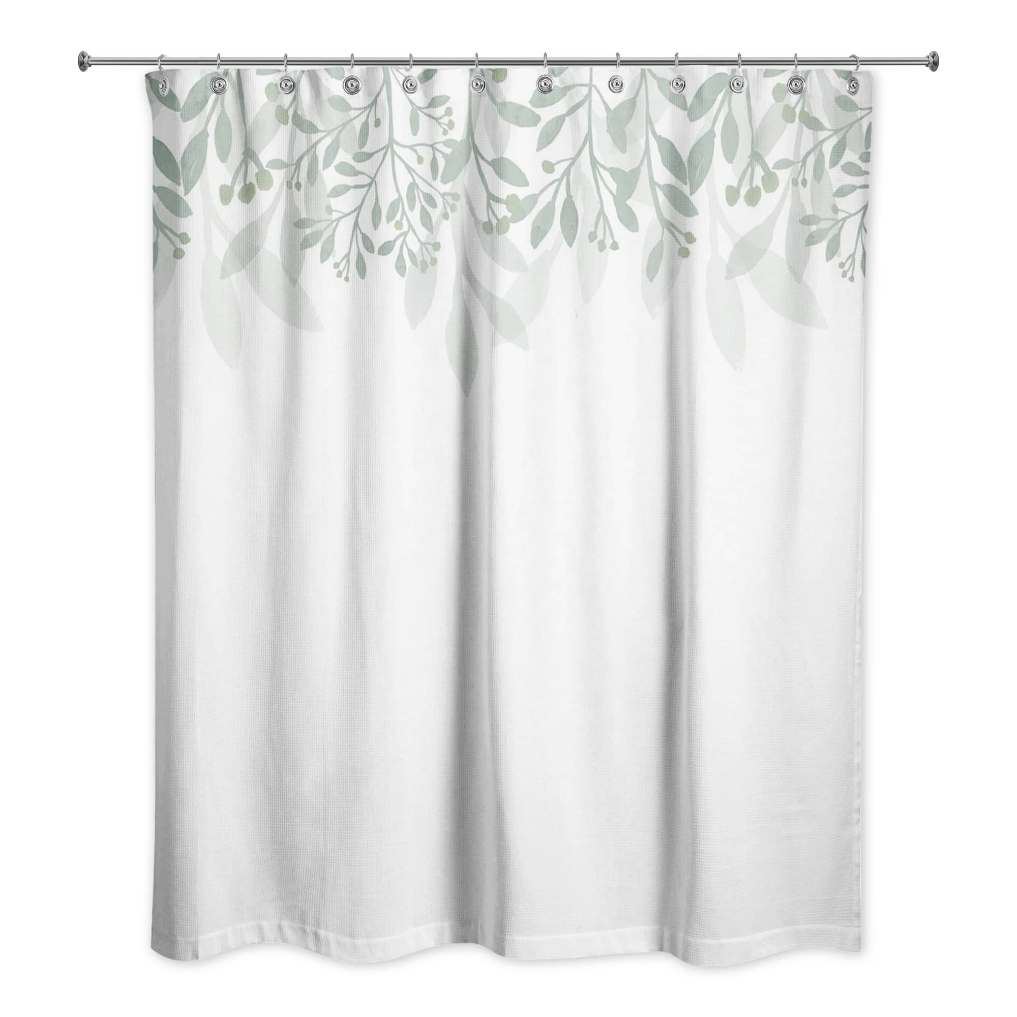 Floral Banner Shower Curtain, 71" x 74"