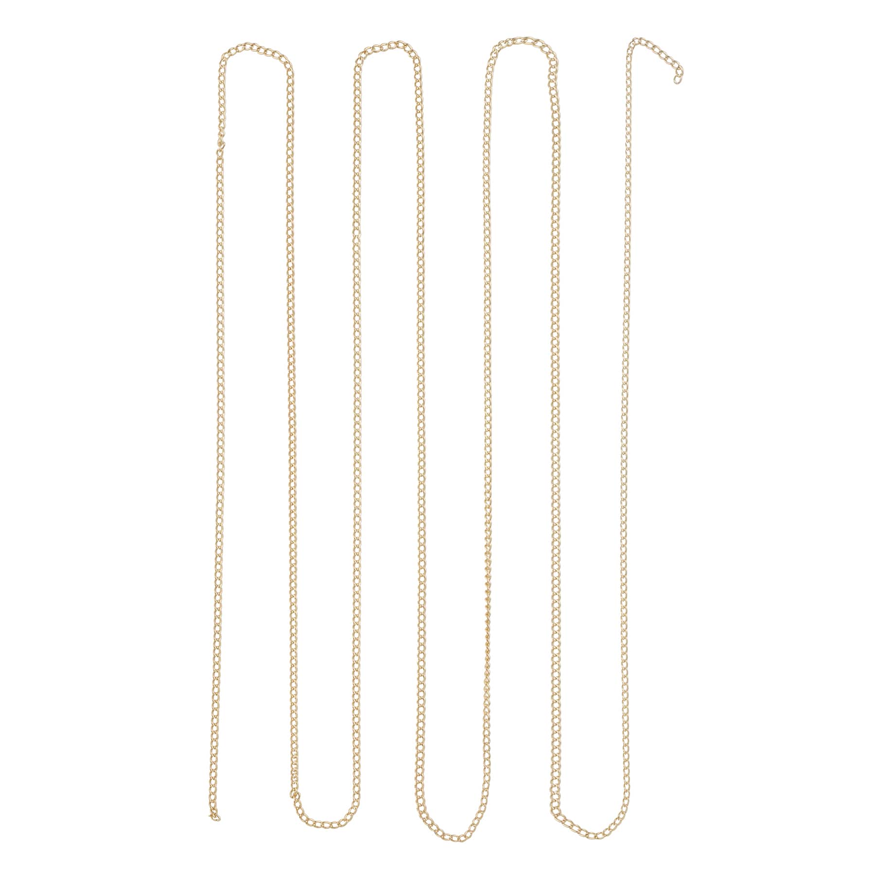 12 Pack: 72" Curb Necklace Chain by Bead Landing™